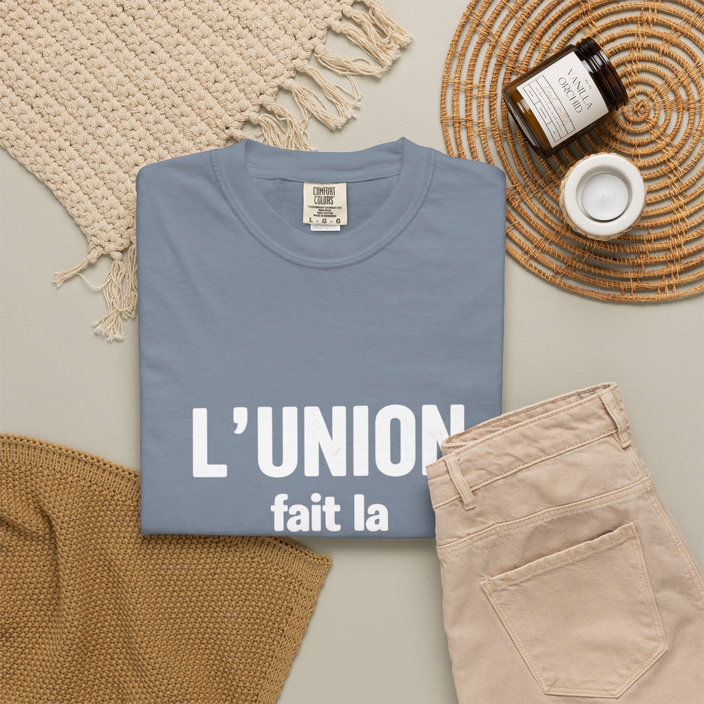 L'Union fait la force T-Shirt — Haitian Unity Graphic Tee
