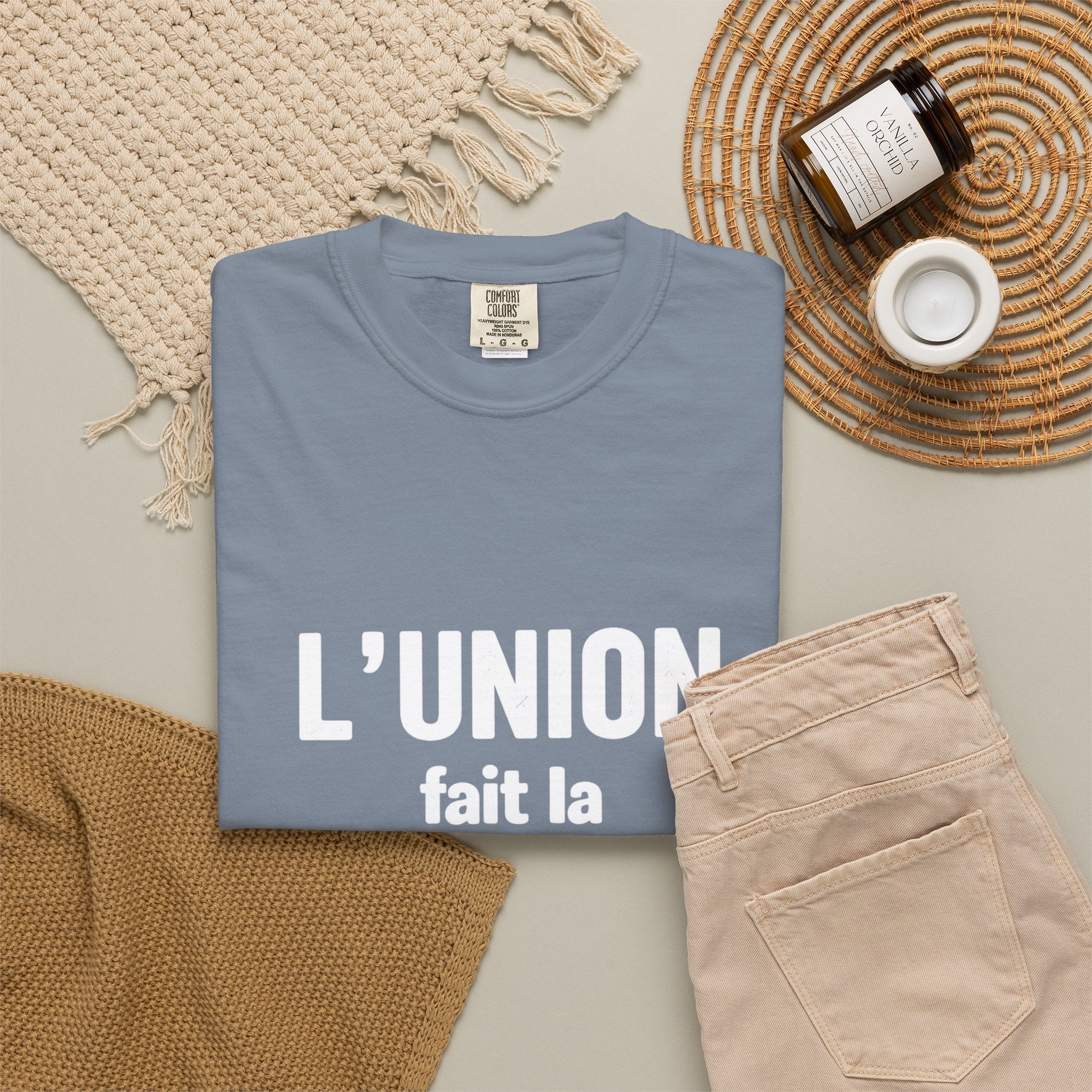 L'Union fait la force T-Shirt — Haitian Unity Graphic Tee