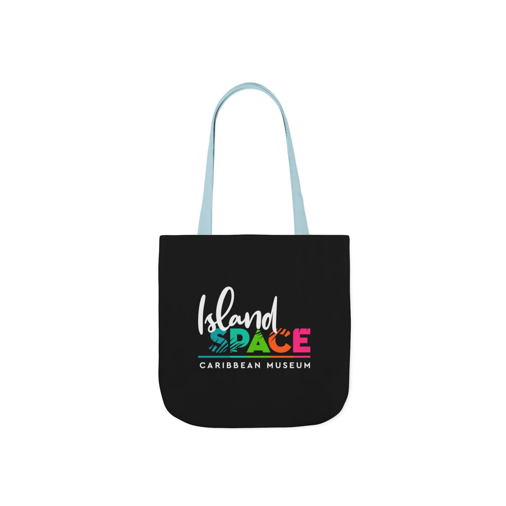 Island Space Caribbean Museum Canvas Tote Bag — Colorful Logo Beach Market Tote