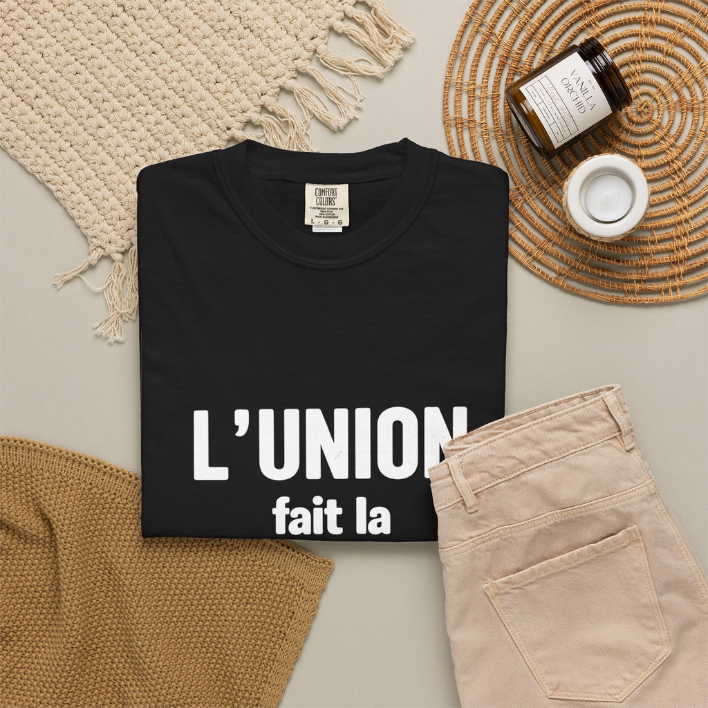 L'Union fait la force T-Shirt — Haitian Unity Graphic Tee