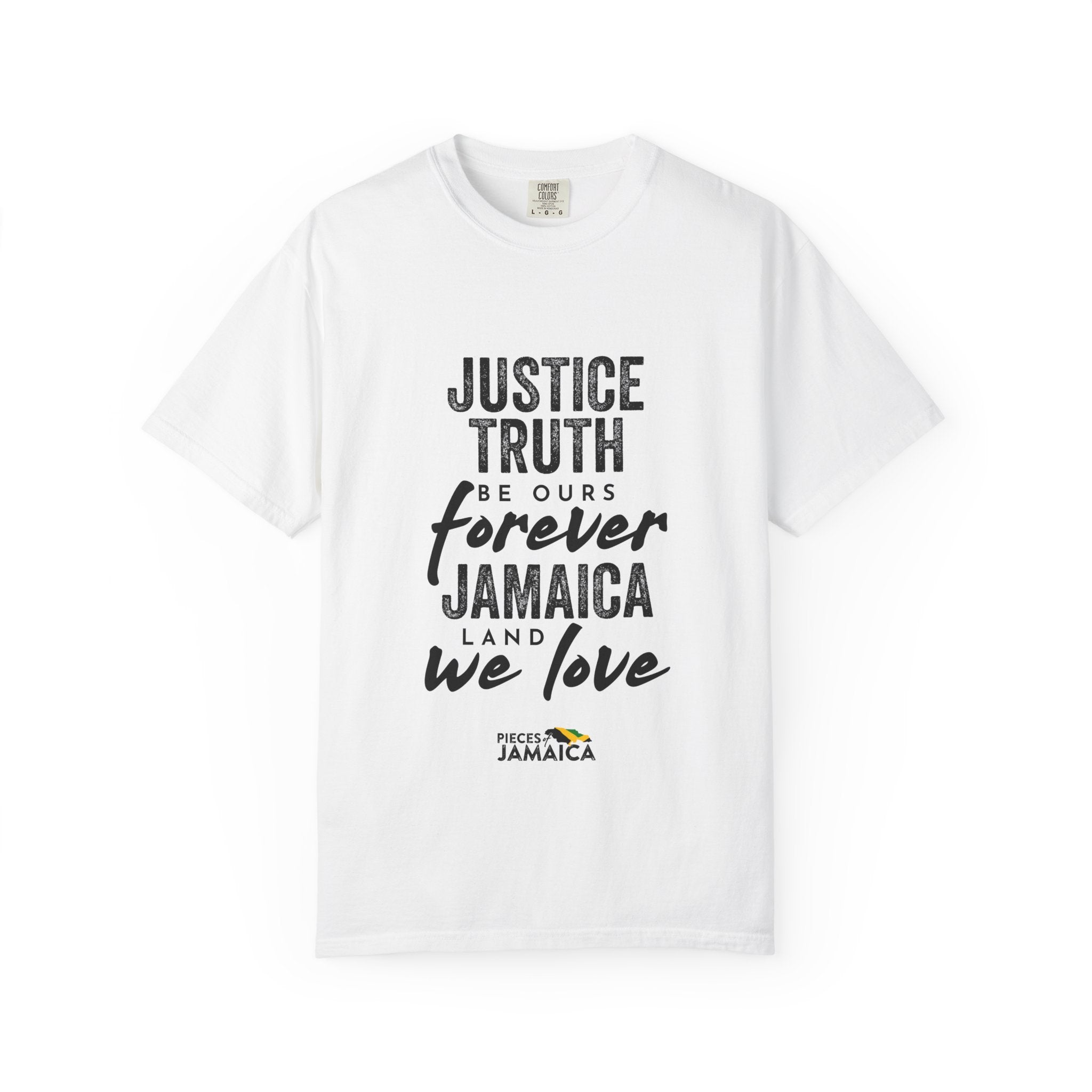 Jamaica 'Justice • Truth • Be Ours Forever' Graphic T-Shirt