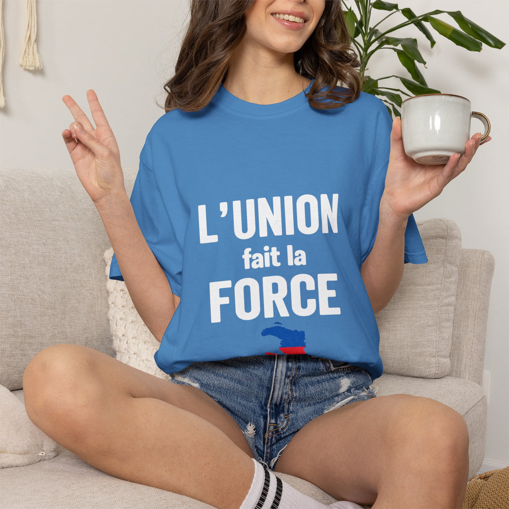 L'Union fait la force T-Shirt — Haitian Unity Graphic Tee