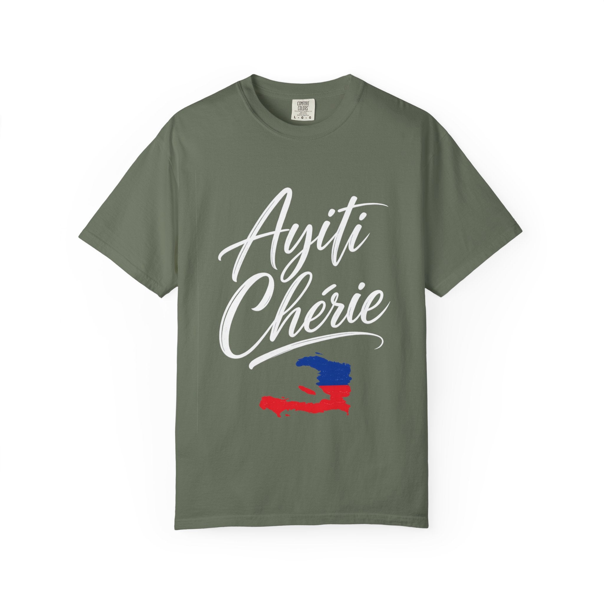 Haiti Ayiti Cherie Flag T-Shirt — Creole Pride Tee