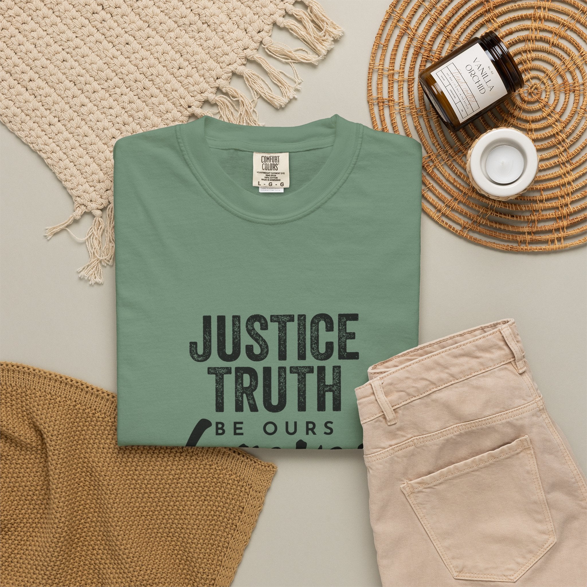 Jamaica 'Justice • Truth • Be Ours Forever' Graphic T-Shirt