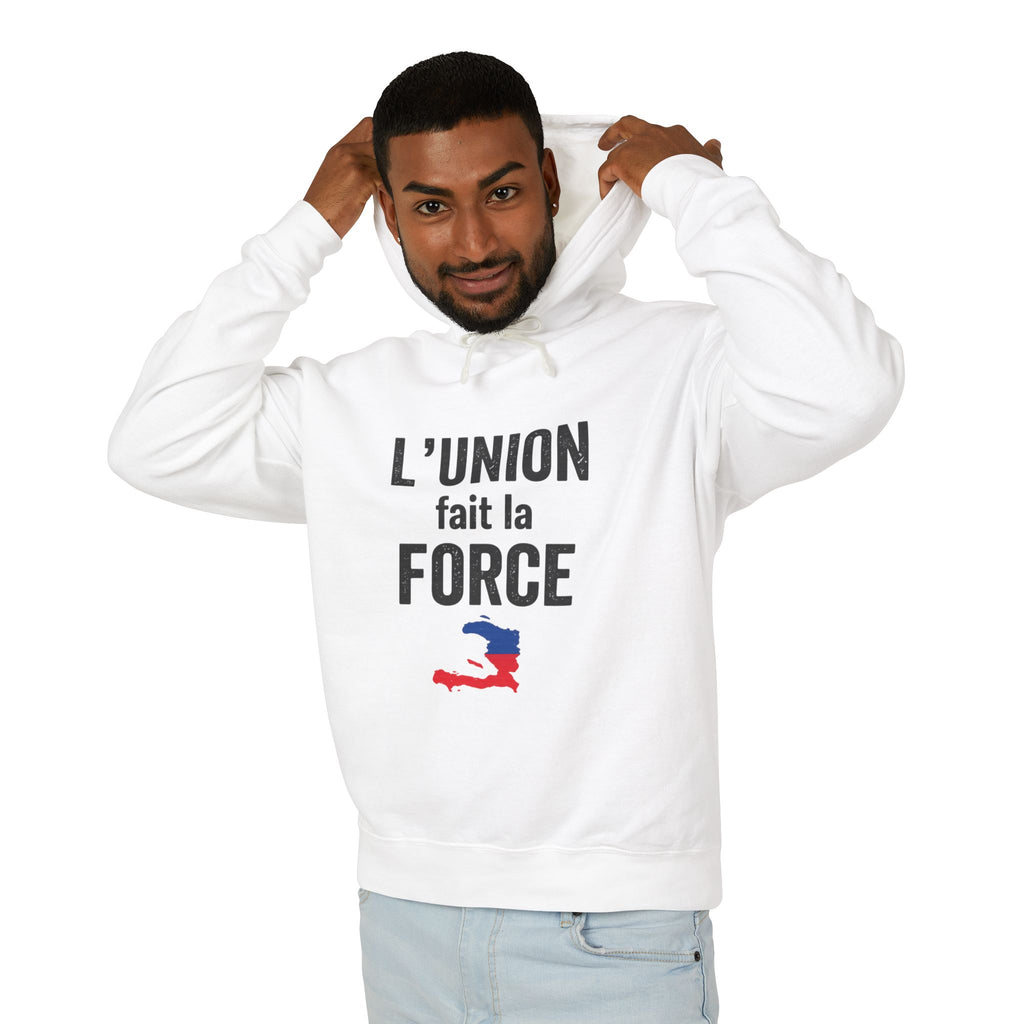 L'Union Fait La Force Hoodie — Haitian Pride Lightweight Pullover