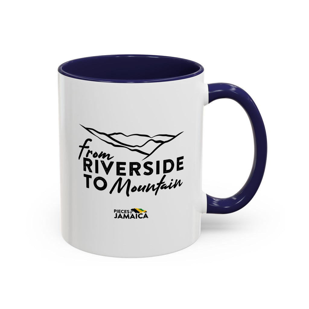 From Riverside to Mountain Accent Coffee Mug — Jamaica Nostalgia, Travel & Nature Gift (11/15oz)