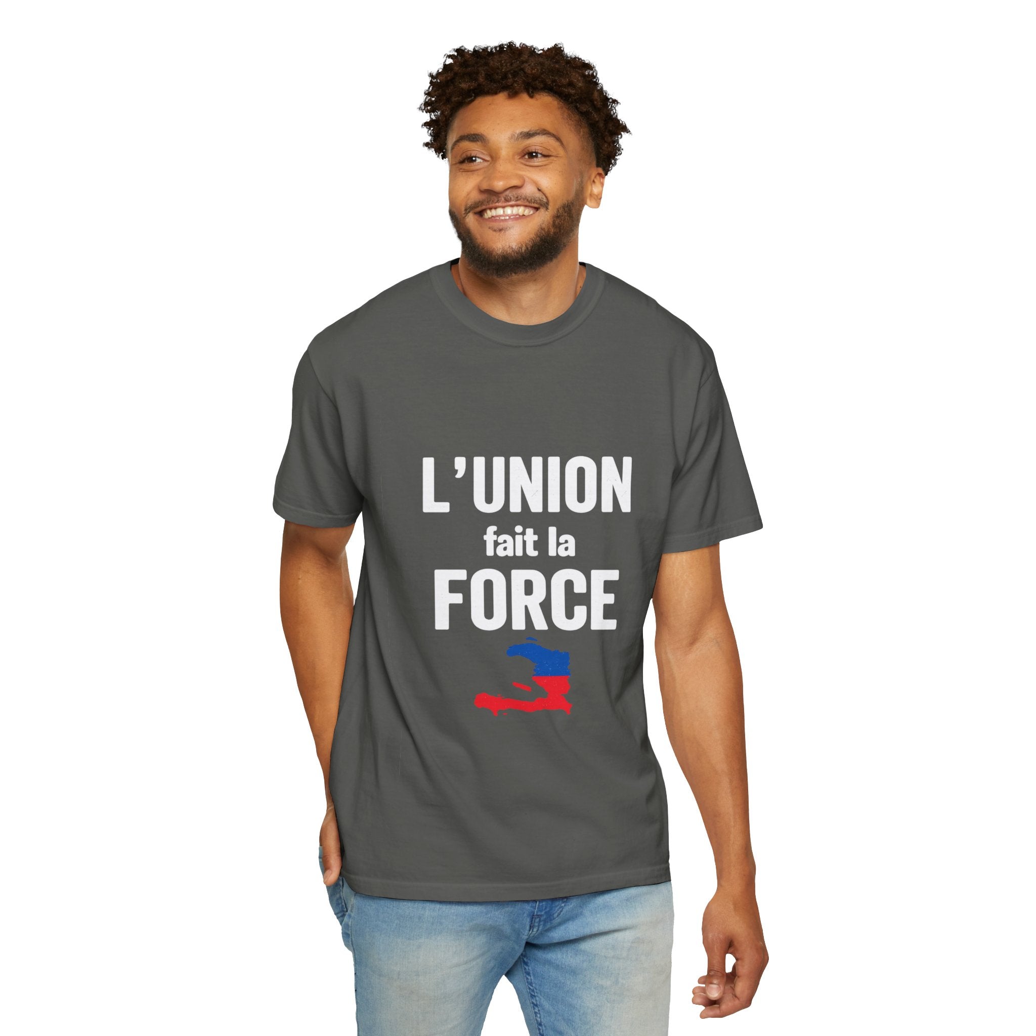 L'Union fait la force T-Shirt — Haitian Unity Graphic Tee