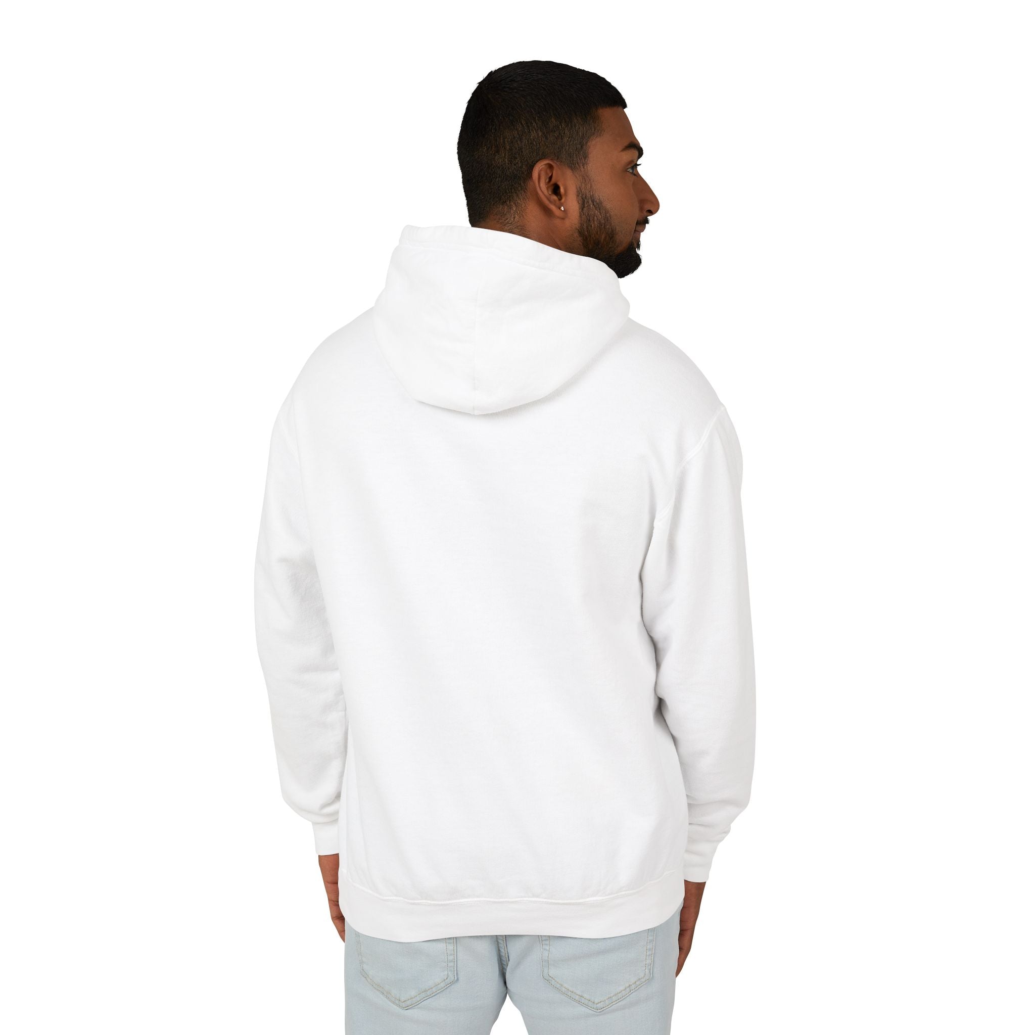 Lightweight Hoodie — Multi-Language Greetings Graphic (Que lo que, What's Up, Whagwaan)