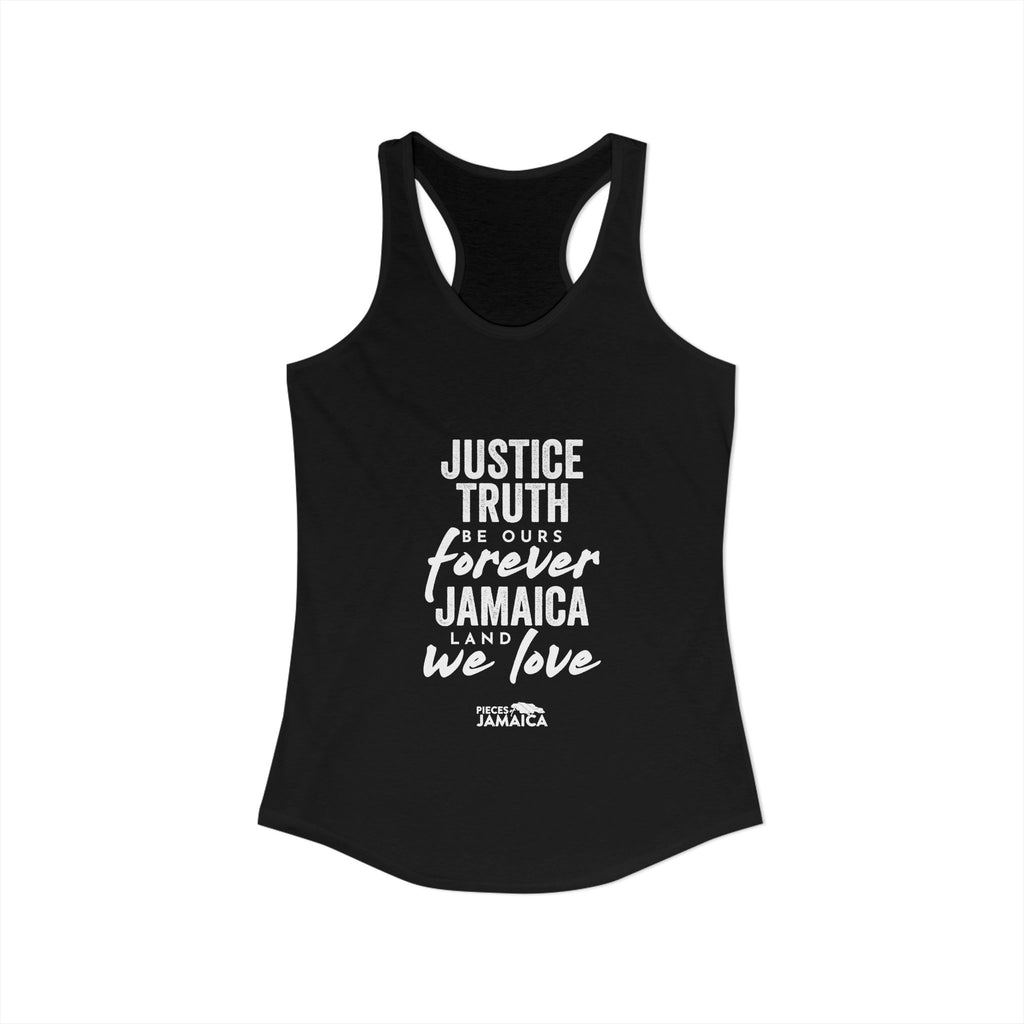 Women's Justice Truth Be Ours Forever Racerback Tank