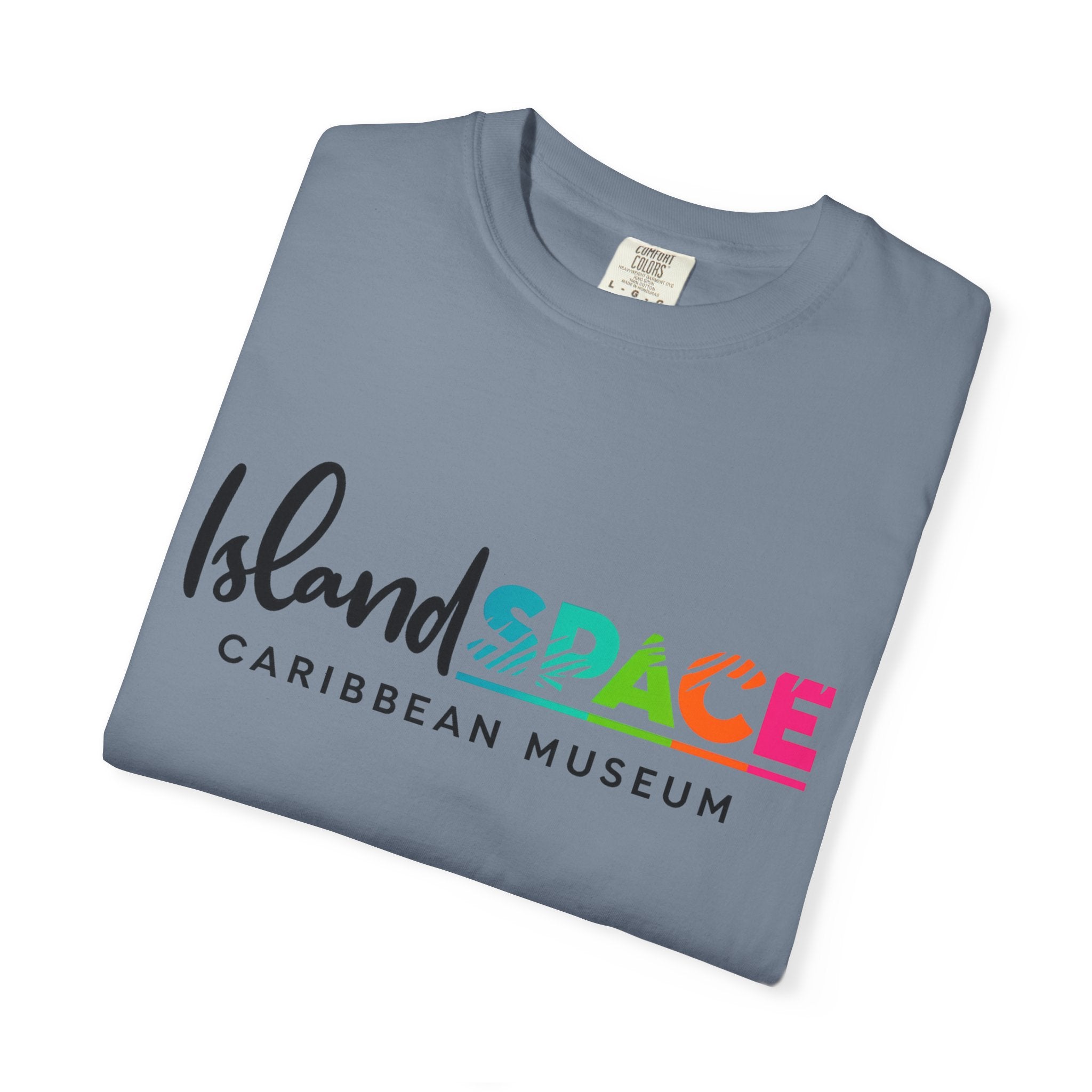 Island Space Caribbean Museum T-Shirt — Colorful Logo Tee