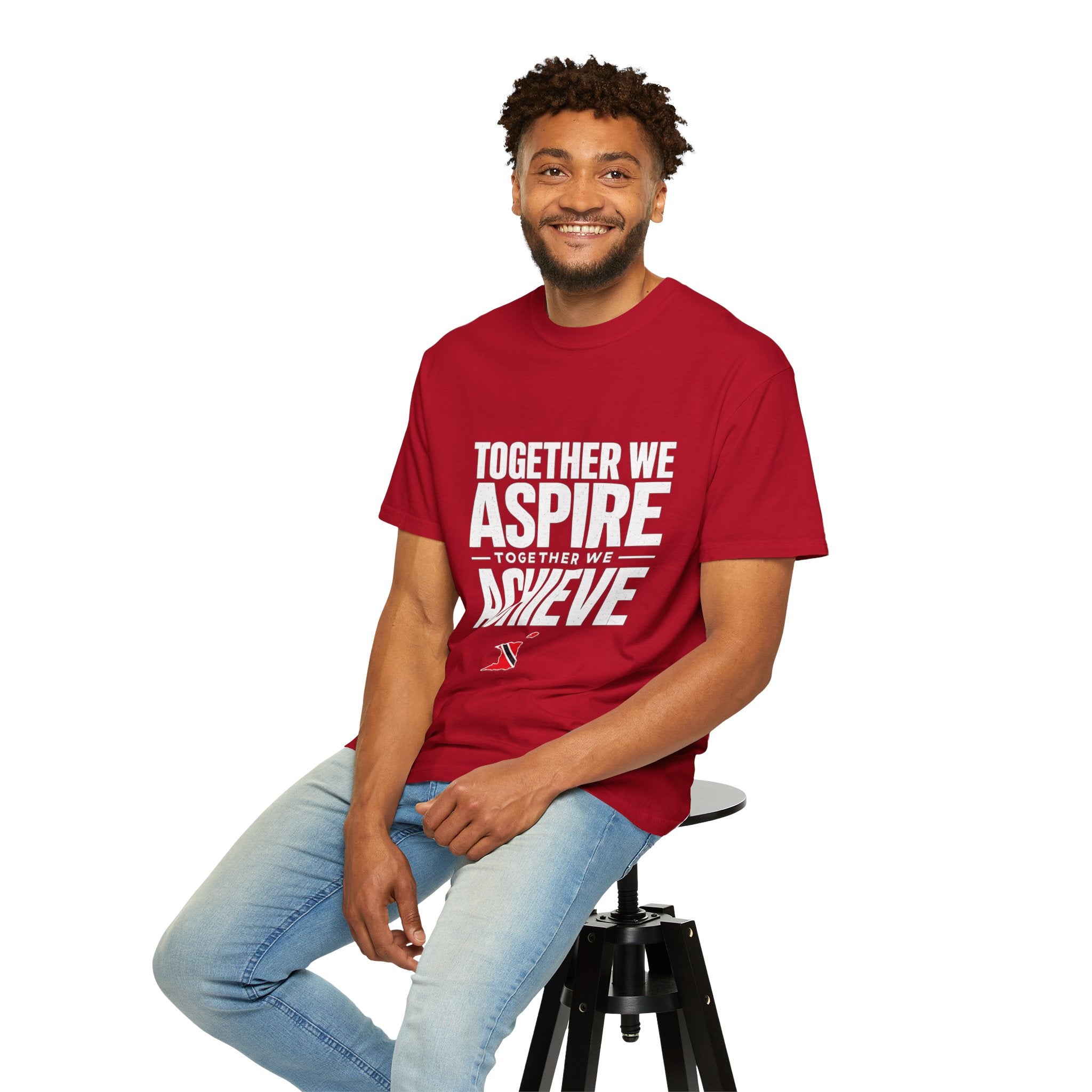 Aspire Achieve Motivational T-Shirt — "Together We Aspire, Together We Achieve"