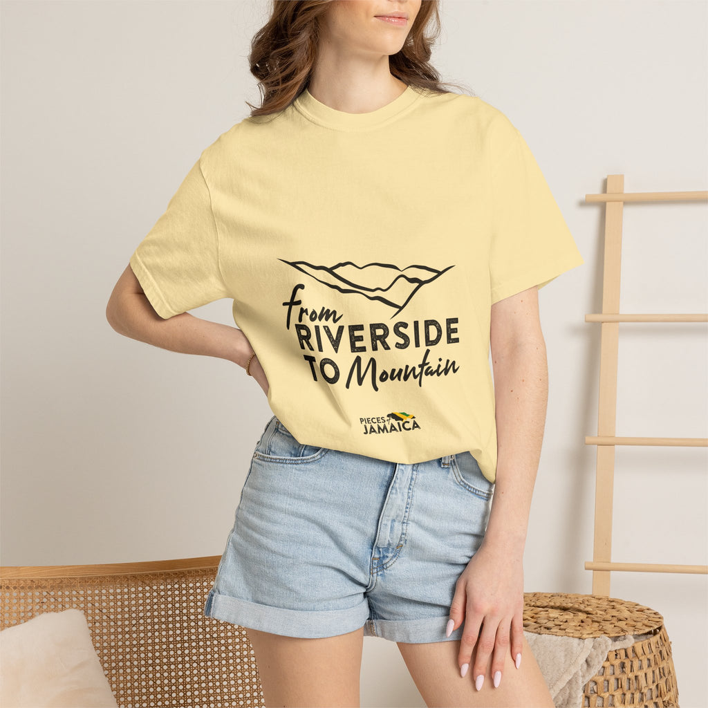 From Riverside to Mountain T-Shirt — Jamaica Travel Adventure Tee