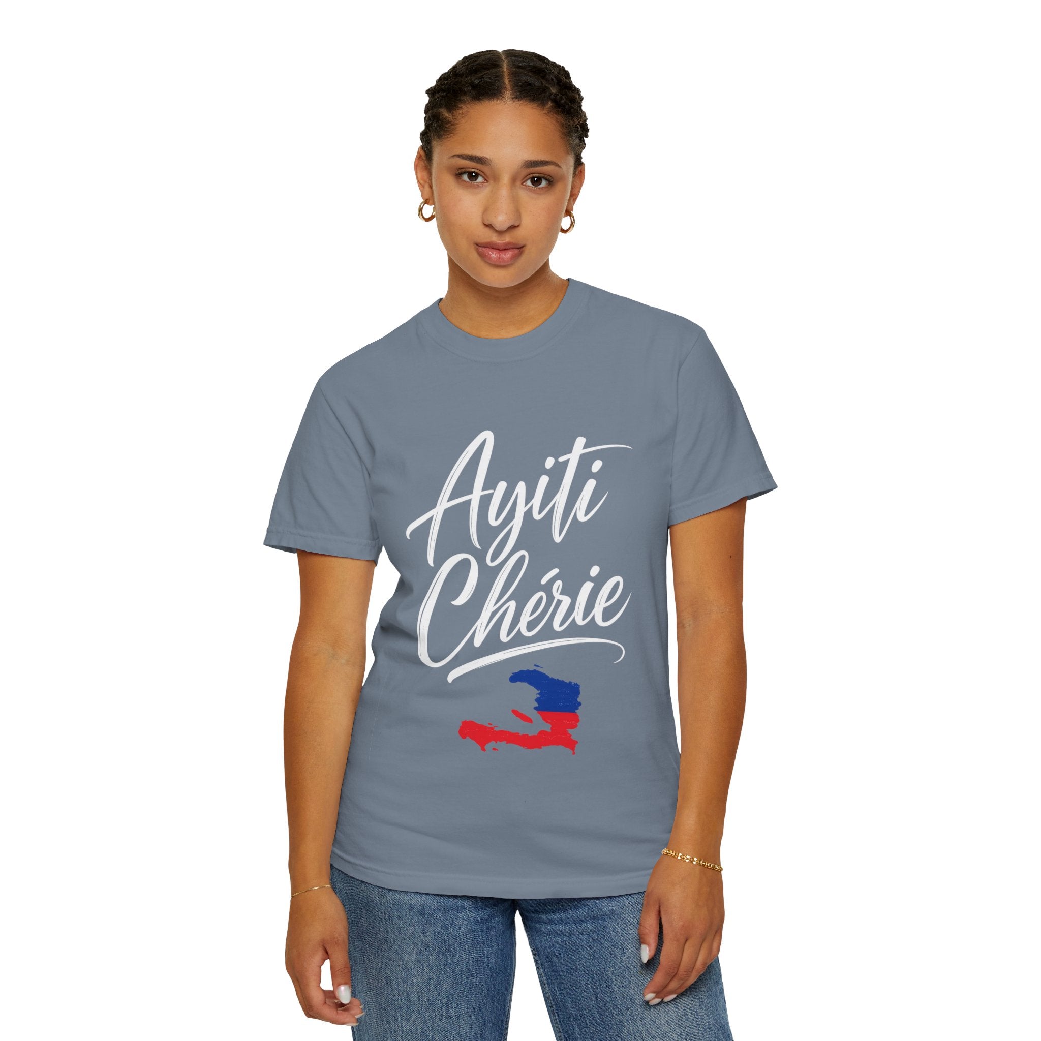 Haiti Ayiti Cherie Flag T-Shirt — Creole Pride Tee