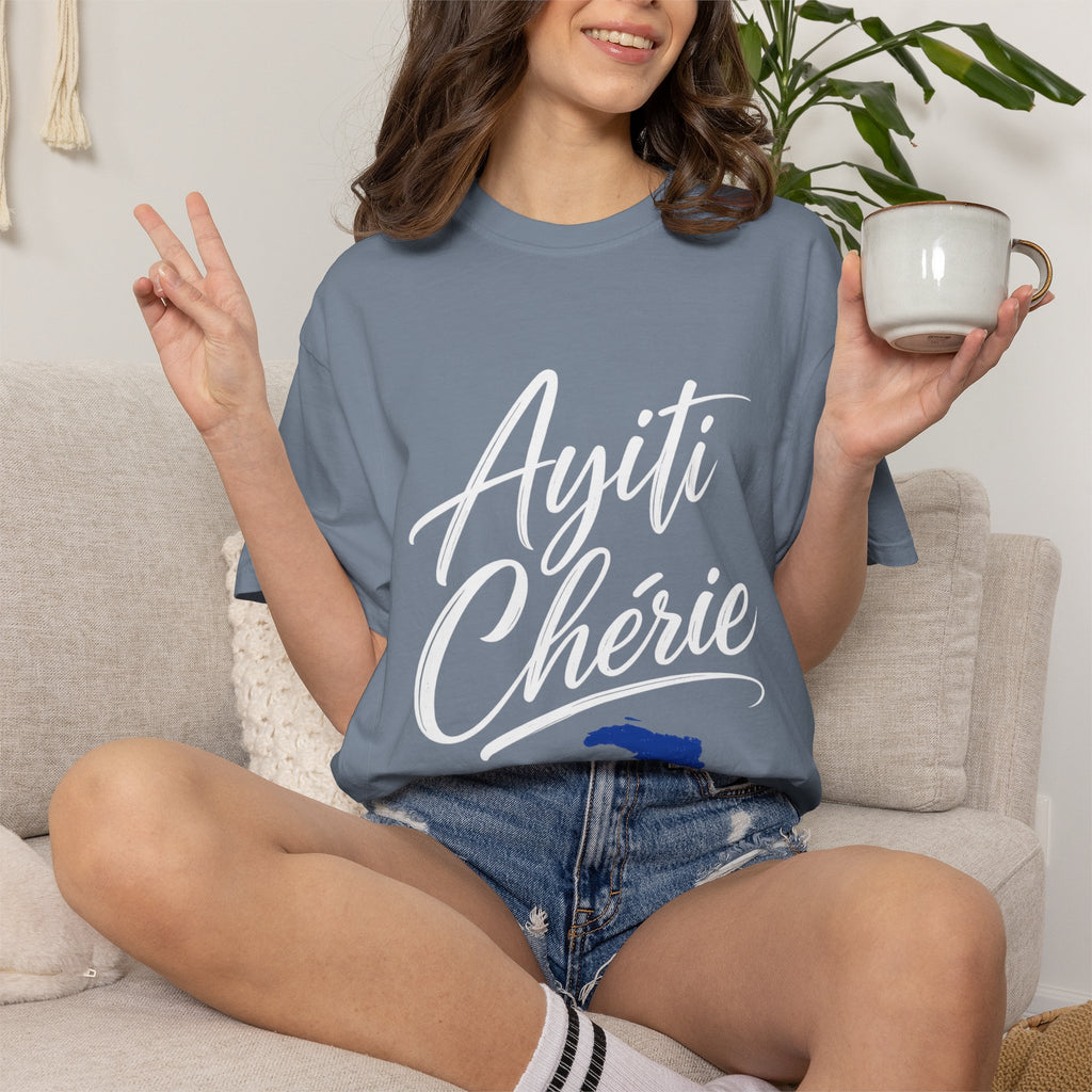Haiti Ayiti Cherie Flag T-Shirt — Creole Pride Tee