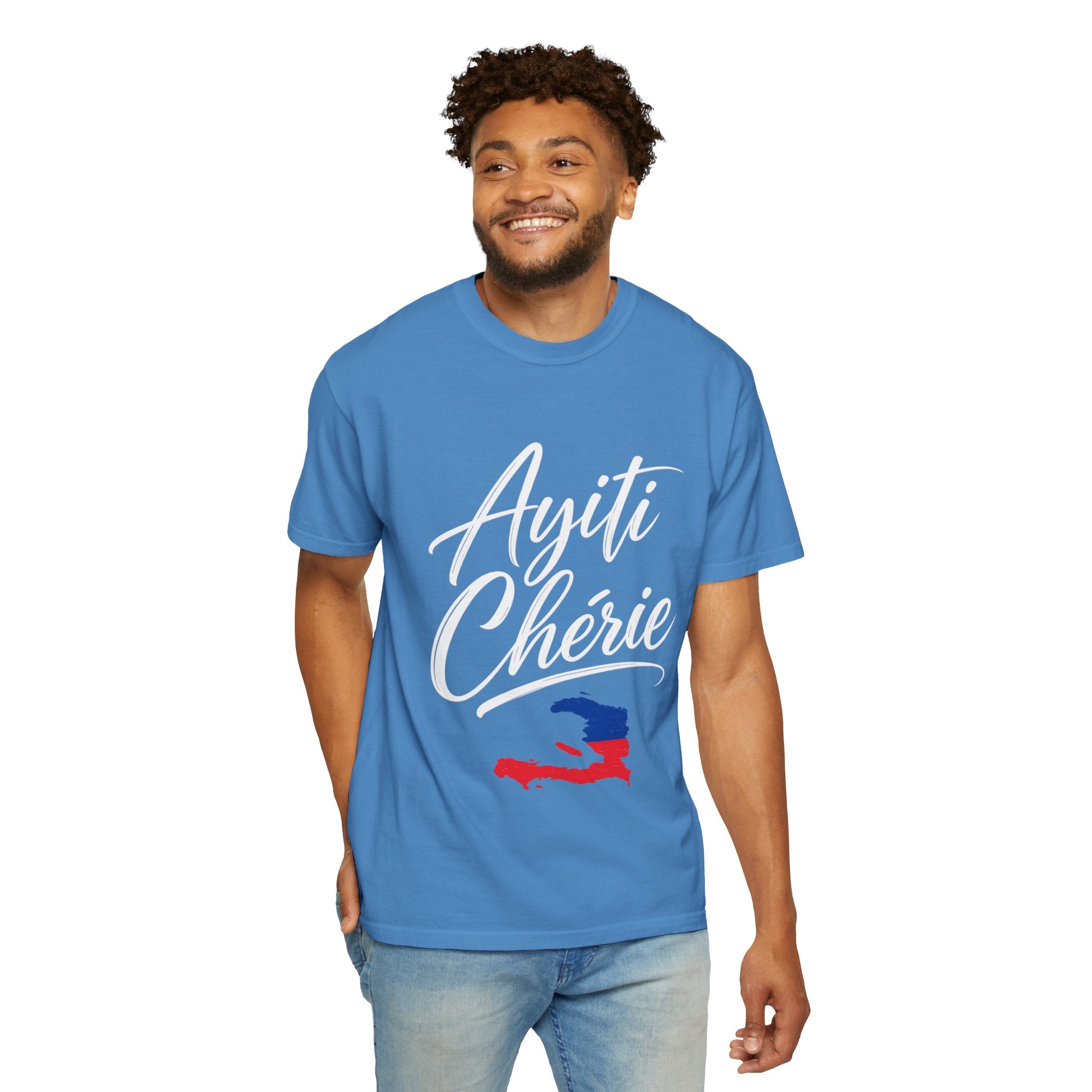 Haiti Ayiti Cherie Flag T-Shirt — Creole Pride Tee