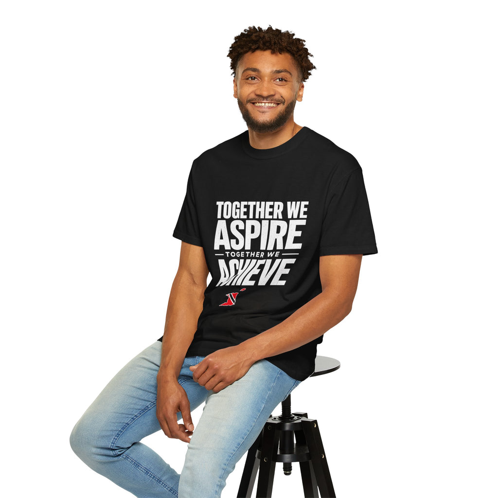 Aspire Achieve Motivational T-Shirt — "Together We Aspire, Together We Achieve"