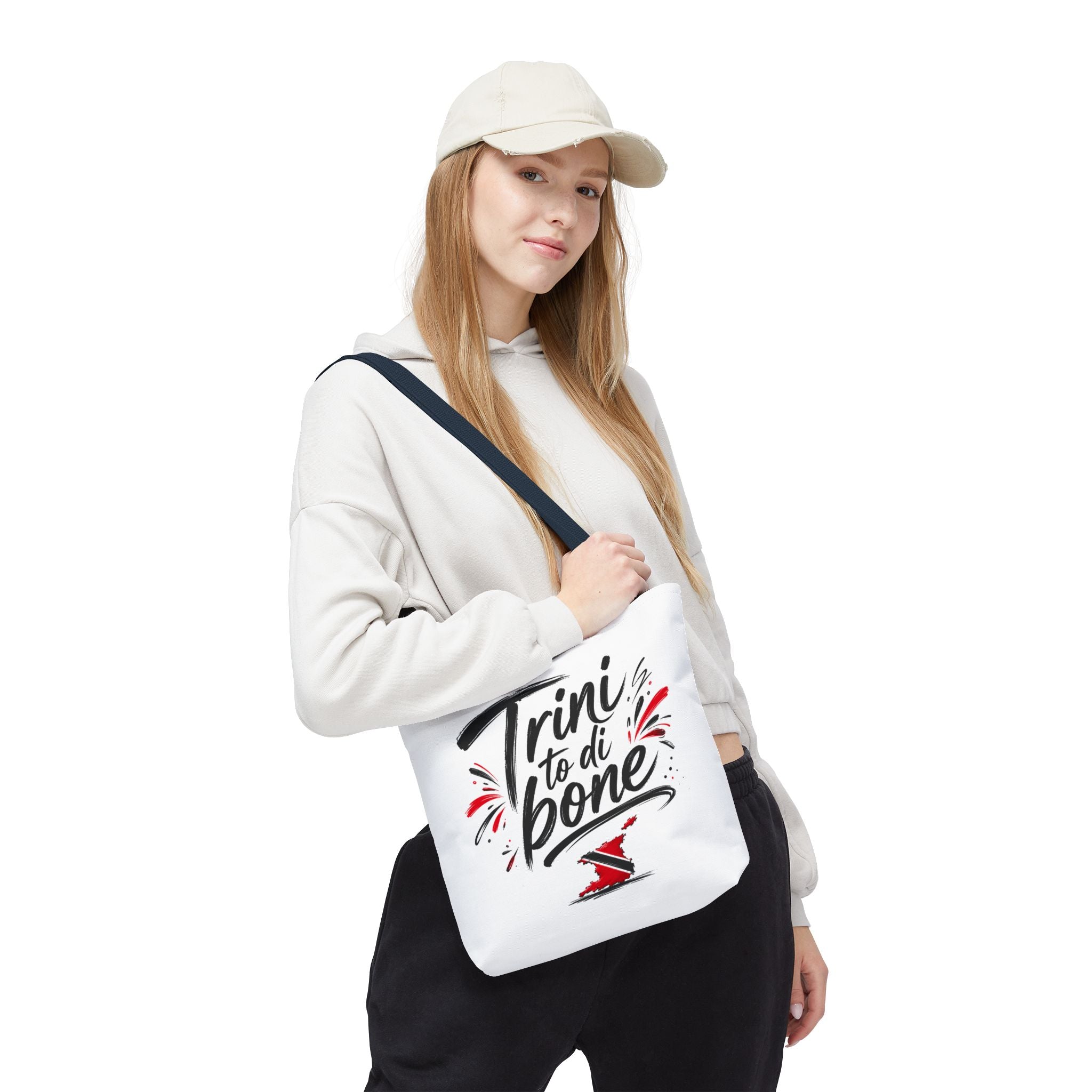 Trini To Di Bone Tote Bag — Trinidad Pride Canvas Shopper