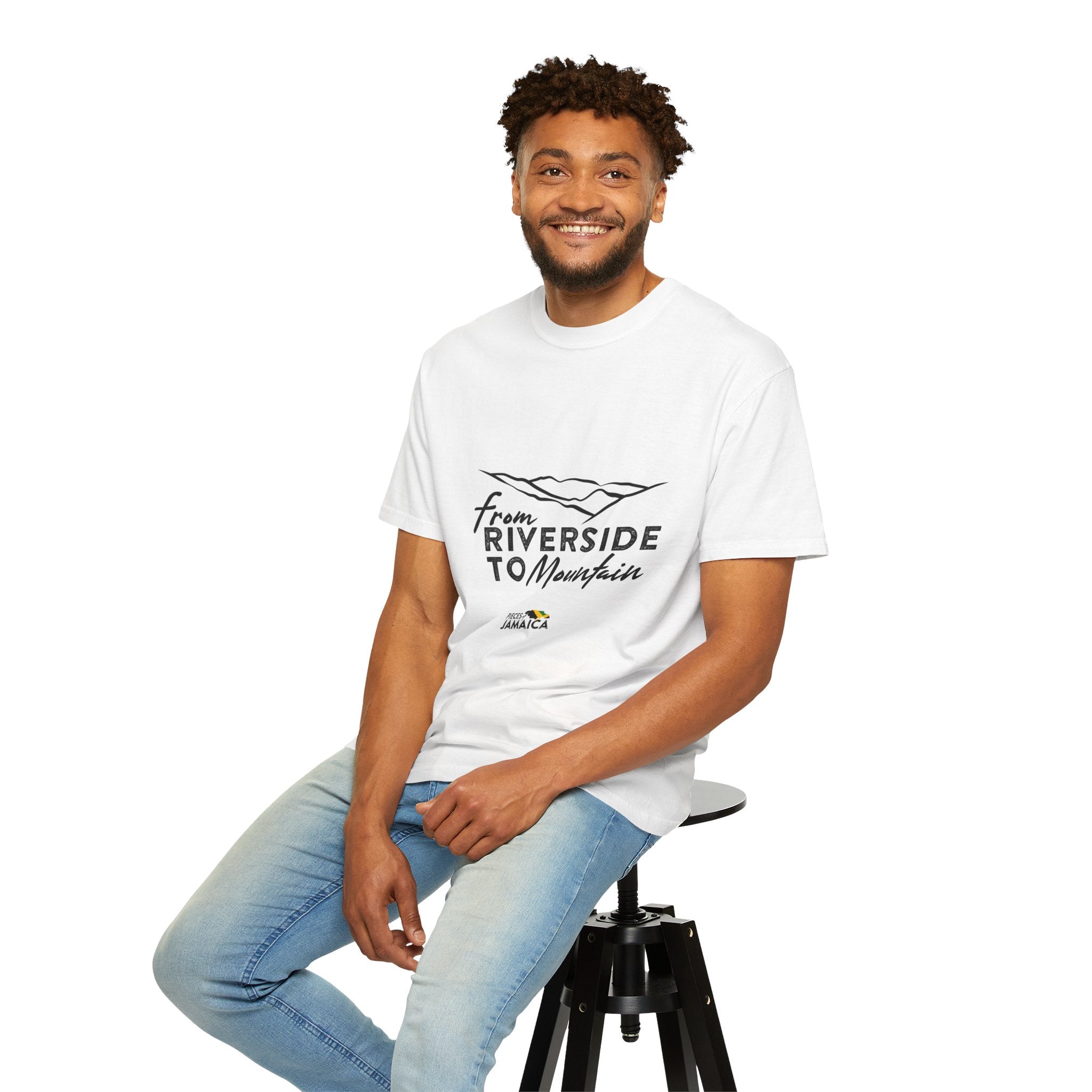 From Riverside to Mountain T-Shirt — Jamaica Travel Adventure Tee