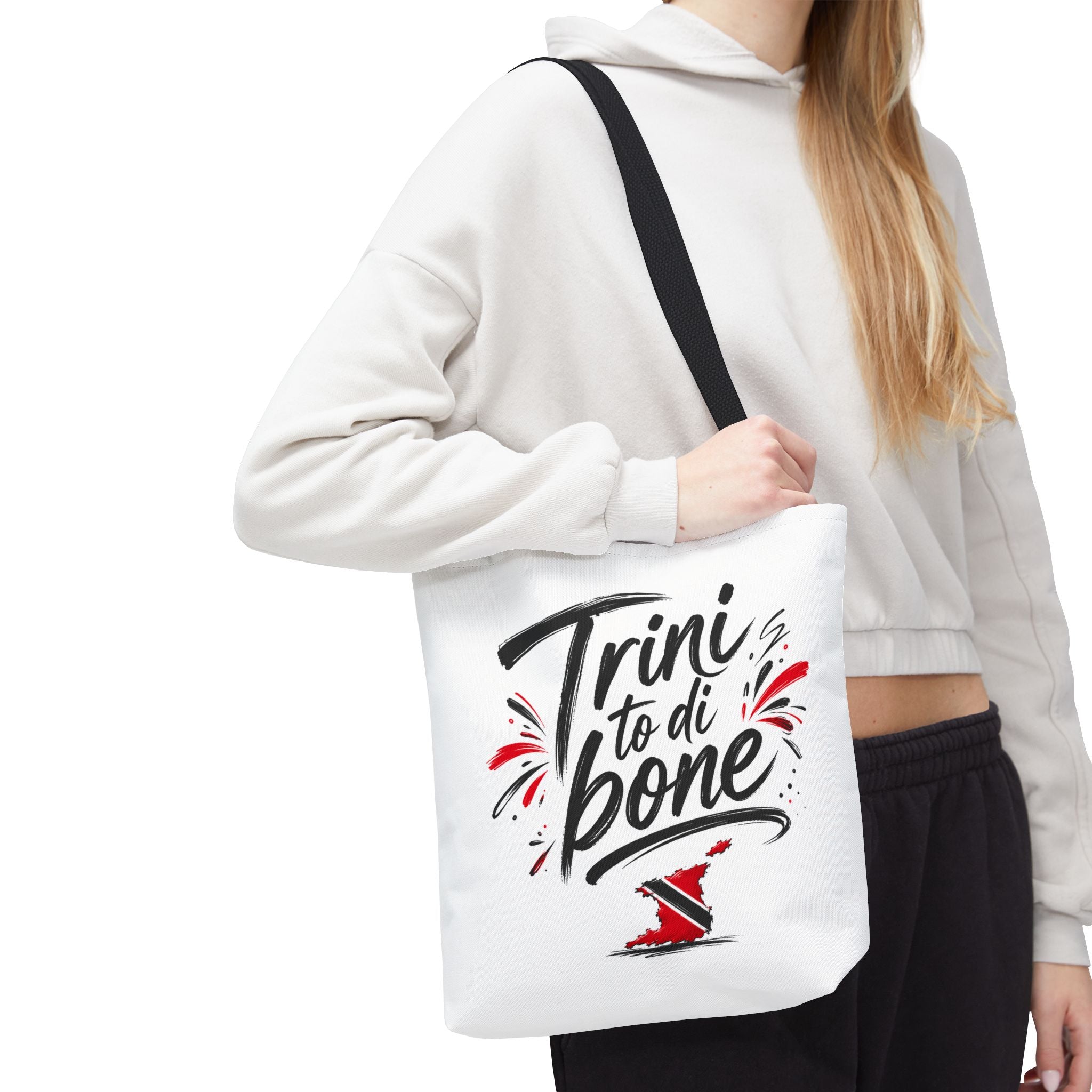 Trini To Di Bone Tote Bag — Trinidad Pride Canvas Shopper