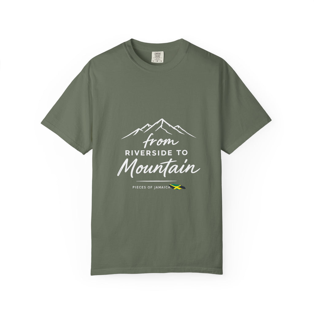 Unisex Garment-Dyed T-shirt - From Riverside to Mountain