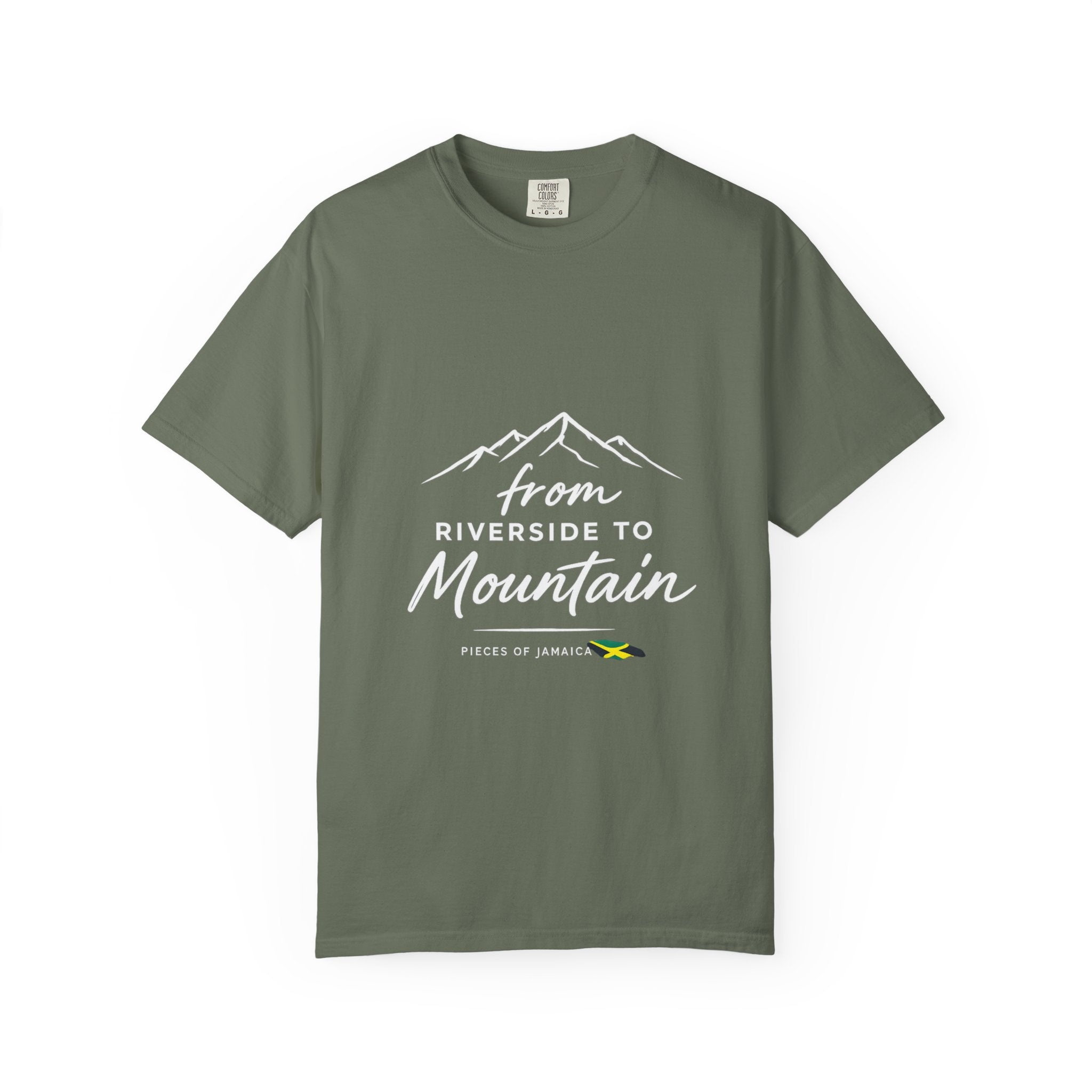 Unisex Garment-Dyed T-shirt - From Riverside to Mountain
