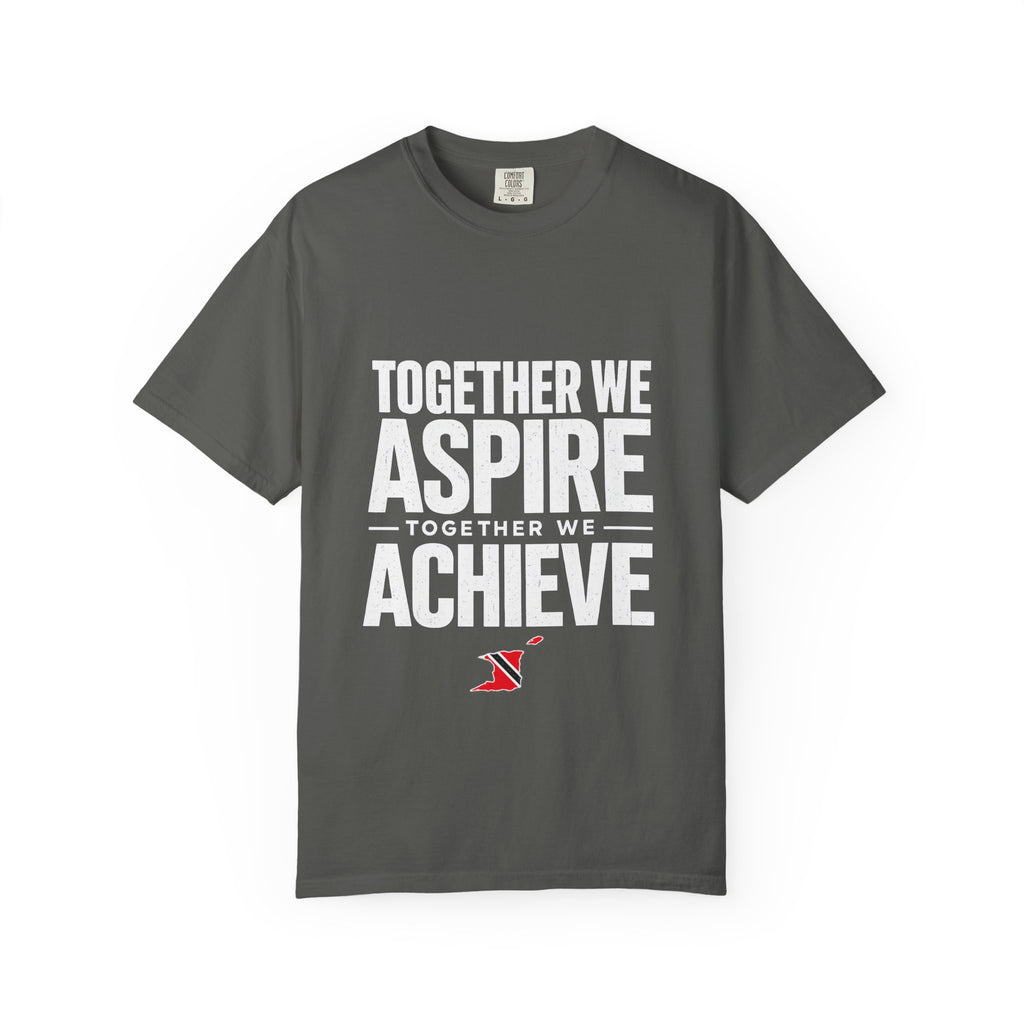Aspire Achieve Motivational T-Shirt — "Together We Aspire, Together We Achieve"