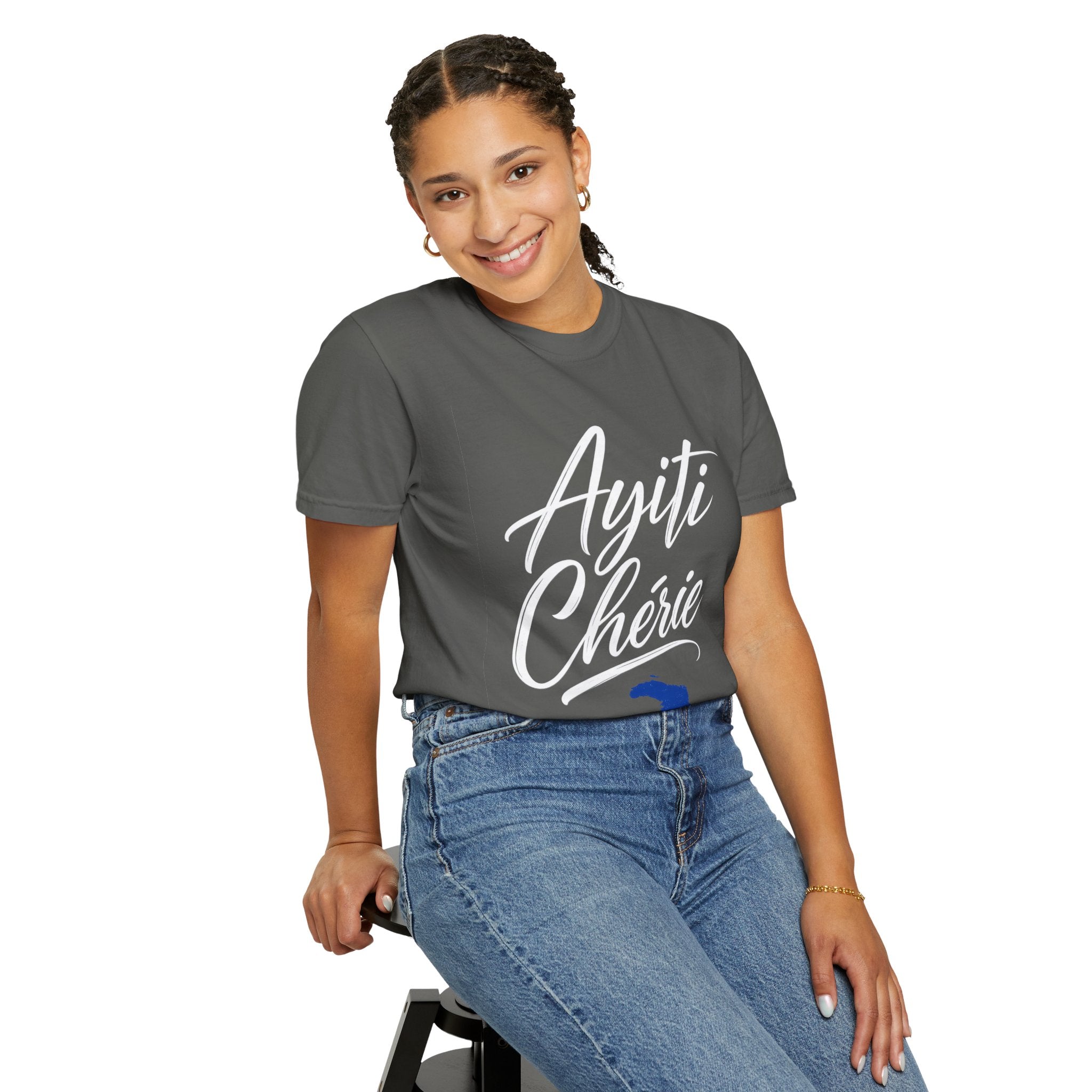 Haiti Ayiti Cherie Flag T-Shirt — Creole Pride Tee