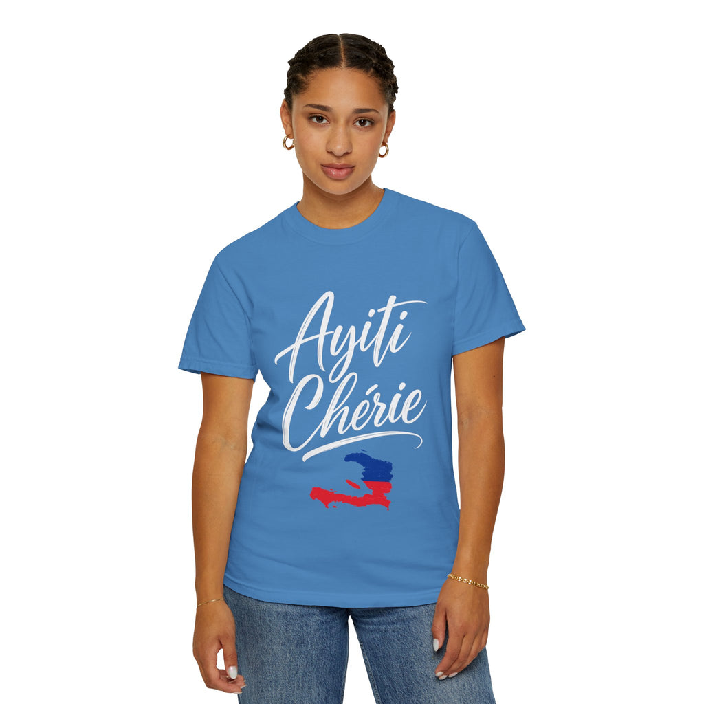 Haiti Ayiti Cherie Flag T-Shirt — Creole Pride Tee