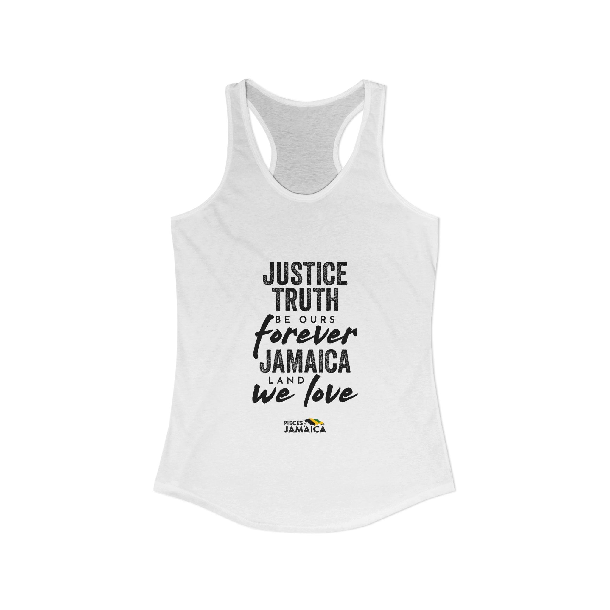 Women's Justice Truth Be Ours Forever Racerback Tank