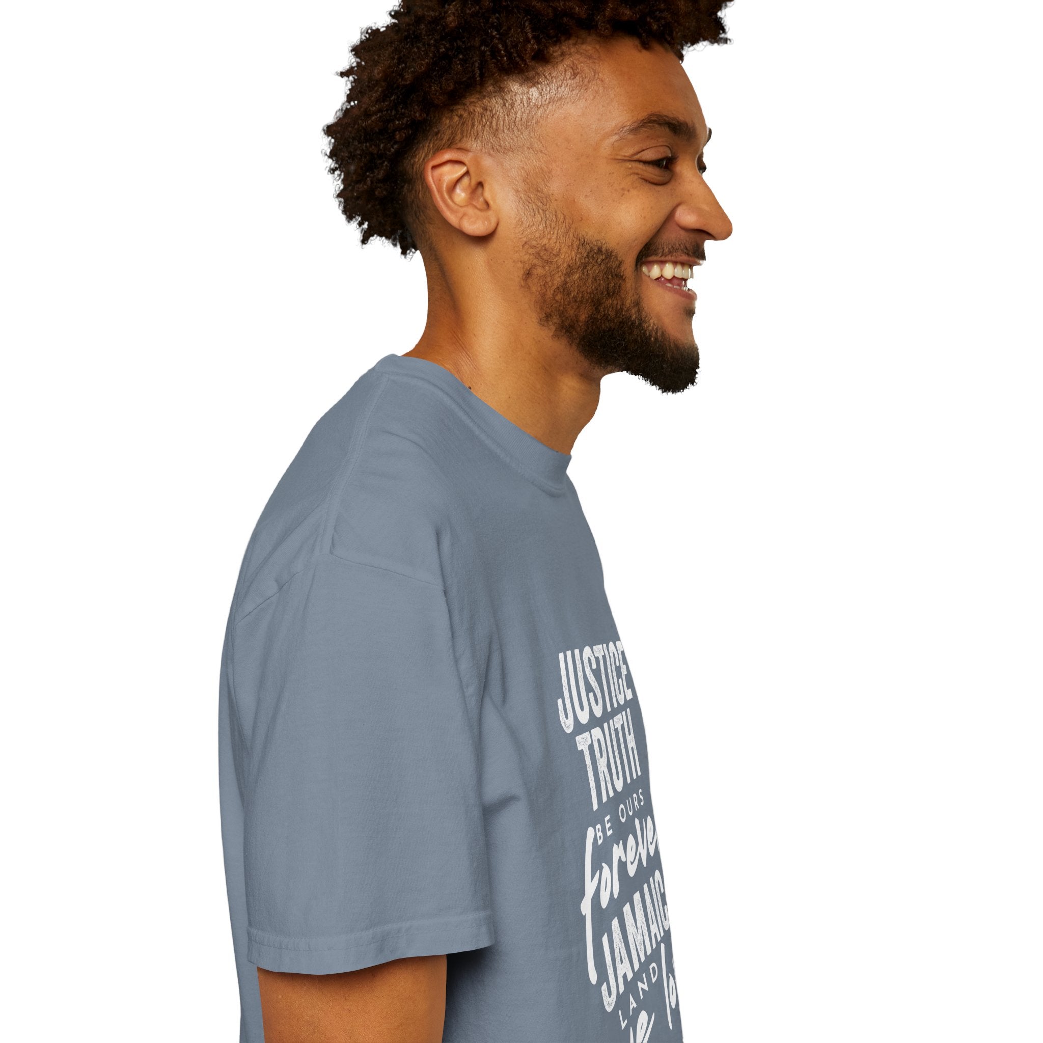 Jamaica Love T-Shirt — "Justice, Truth Be Ours Forever" Graphic Tee