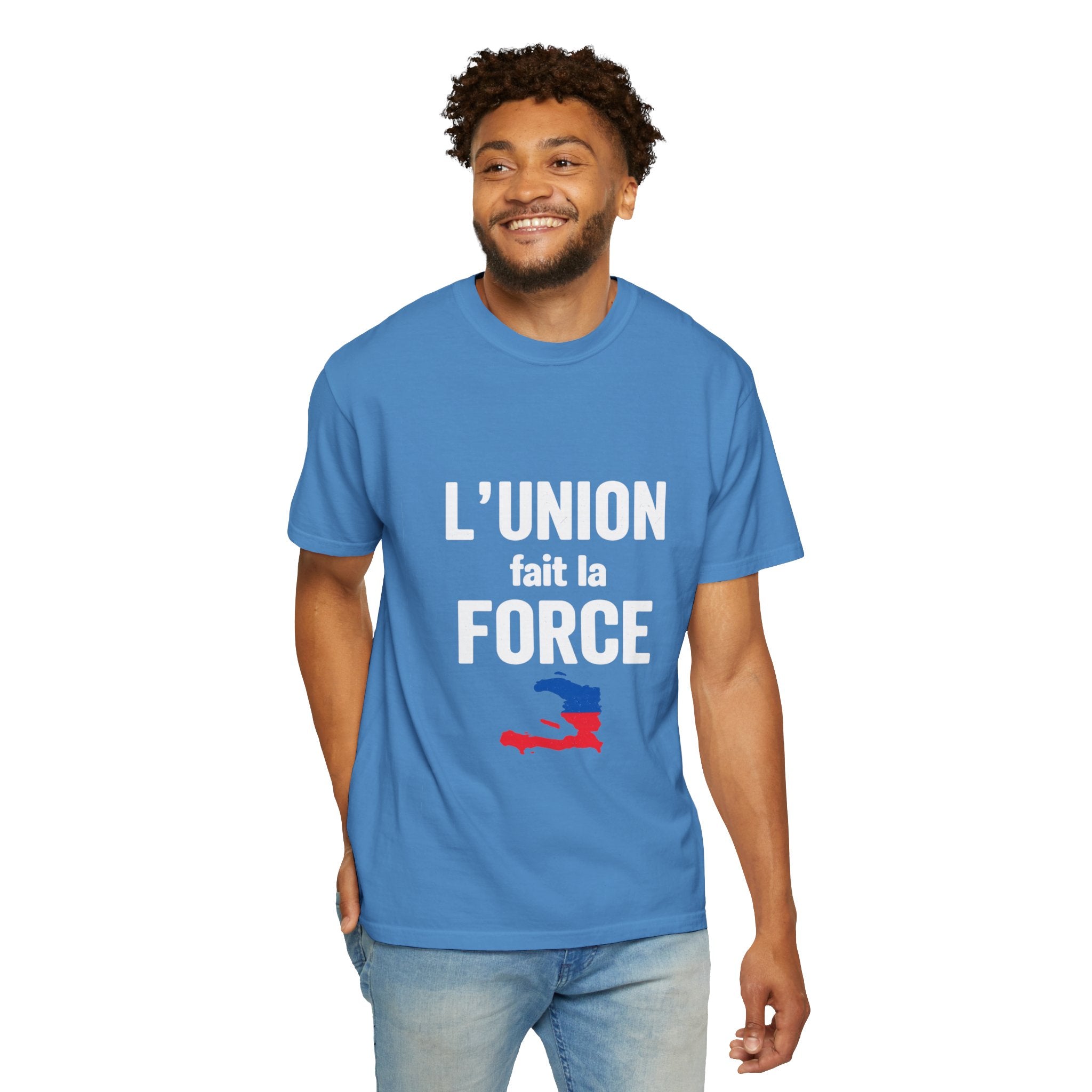 L'Union fait la force T-Shirt — Haitian Unity Graphic Tee
