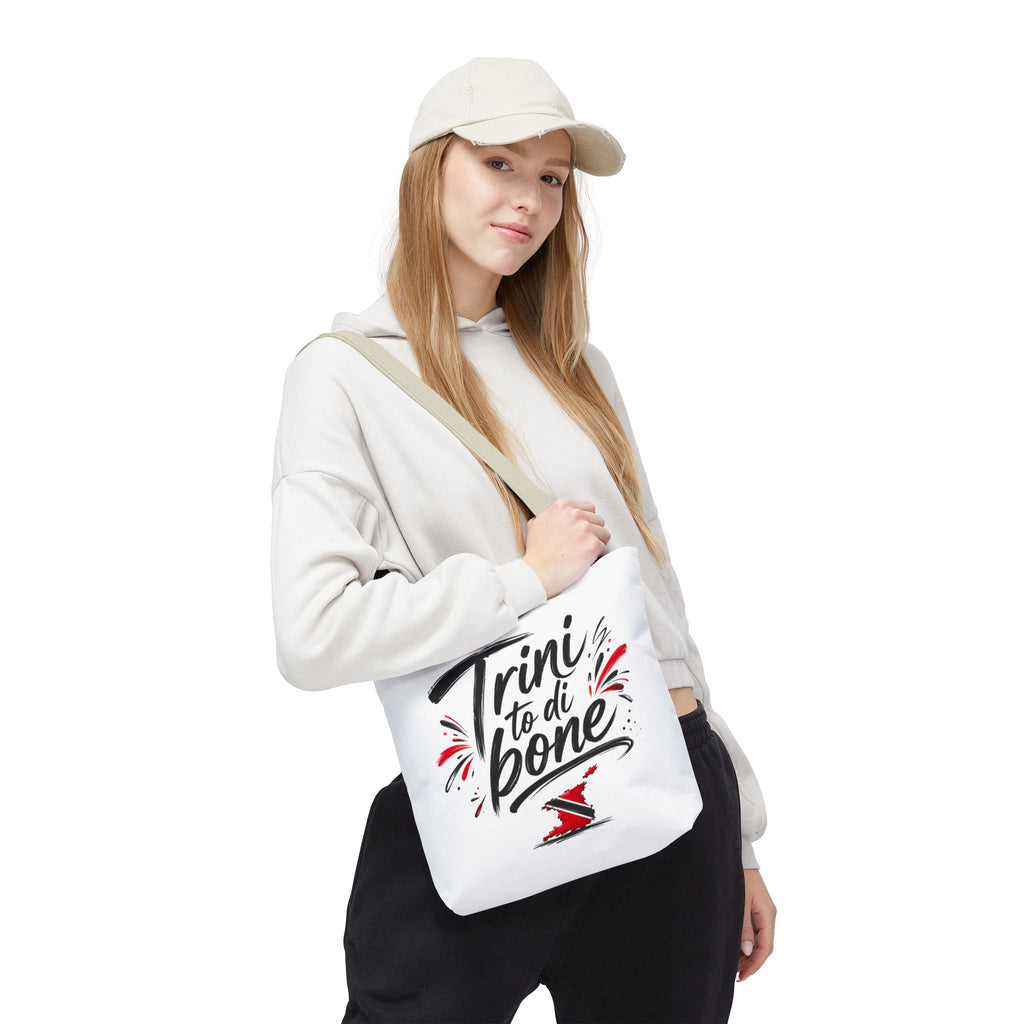 Trini To Di Bone Tote Bag — Trinidad Pride Canvas Shopper