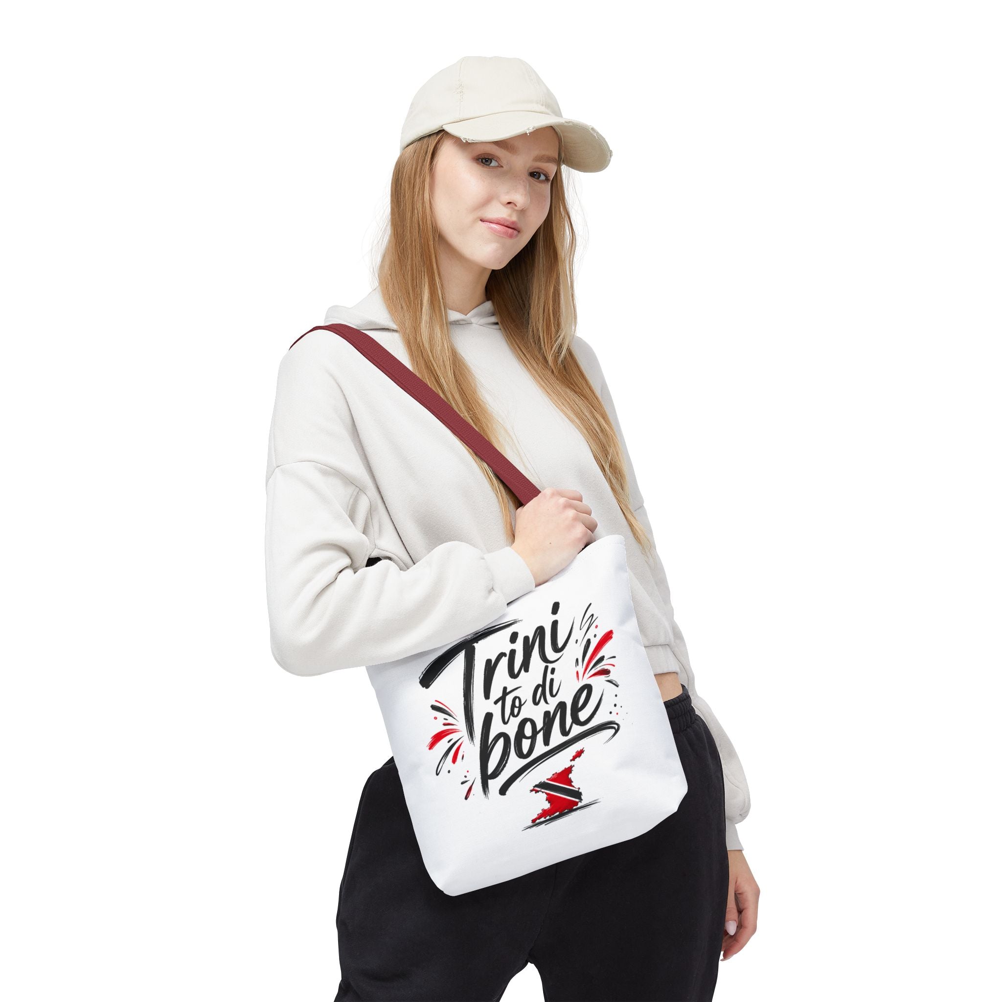 Trini To Di Bone Tote Bag — Trinidad Pride Canvas Shopper