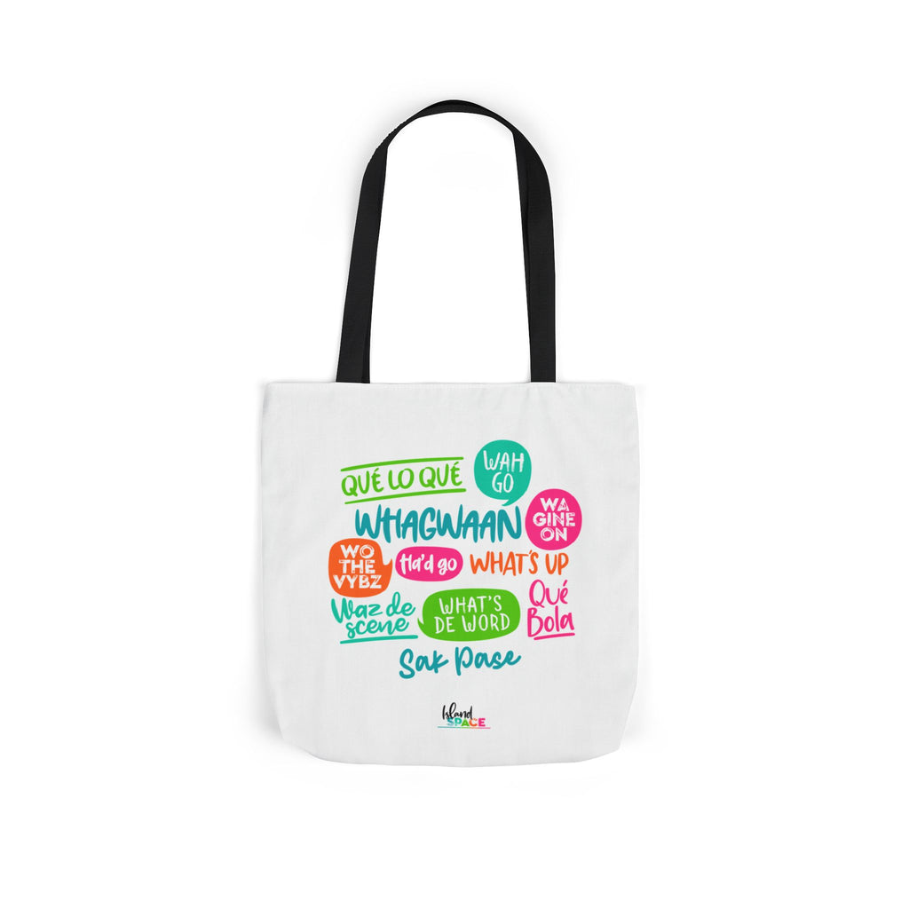 What's Up Colorful Speech Bubble Canvas Tote