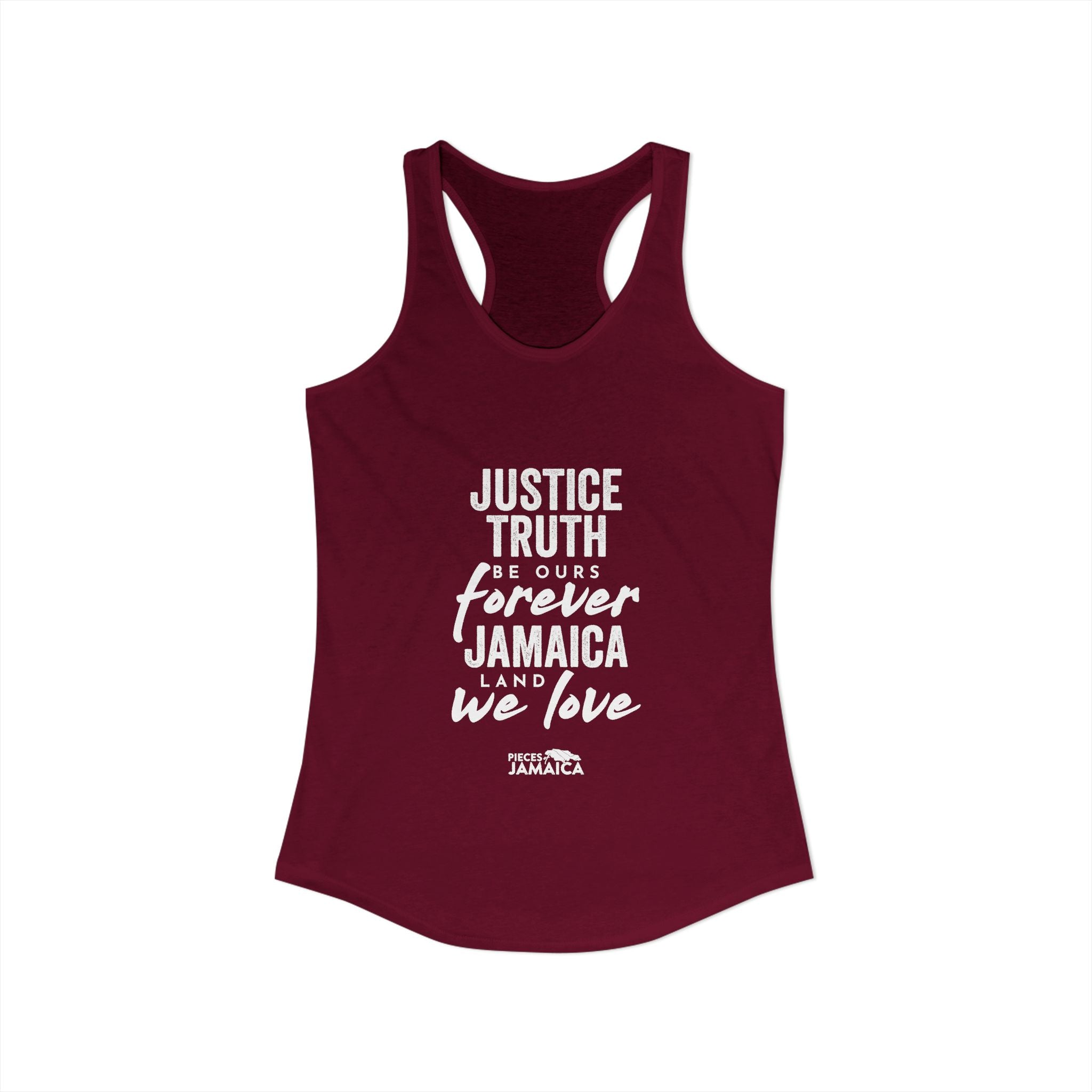 Women's Justice Truth Be Ours Forever Racerback Tank