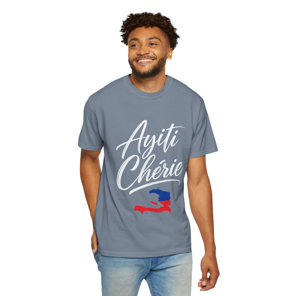 Haiti Ayiti Cherie Flag T-Shirt — Creole Pride Tee