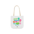 What's Up Colorful Speech Bubble Canvas Tote
