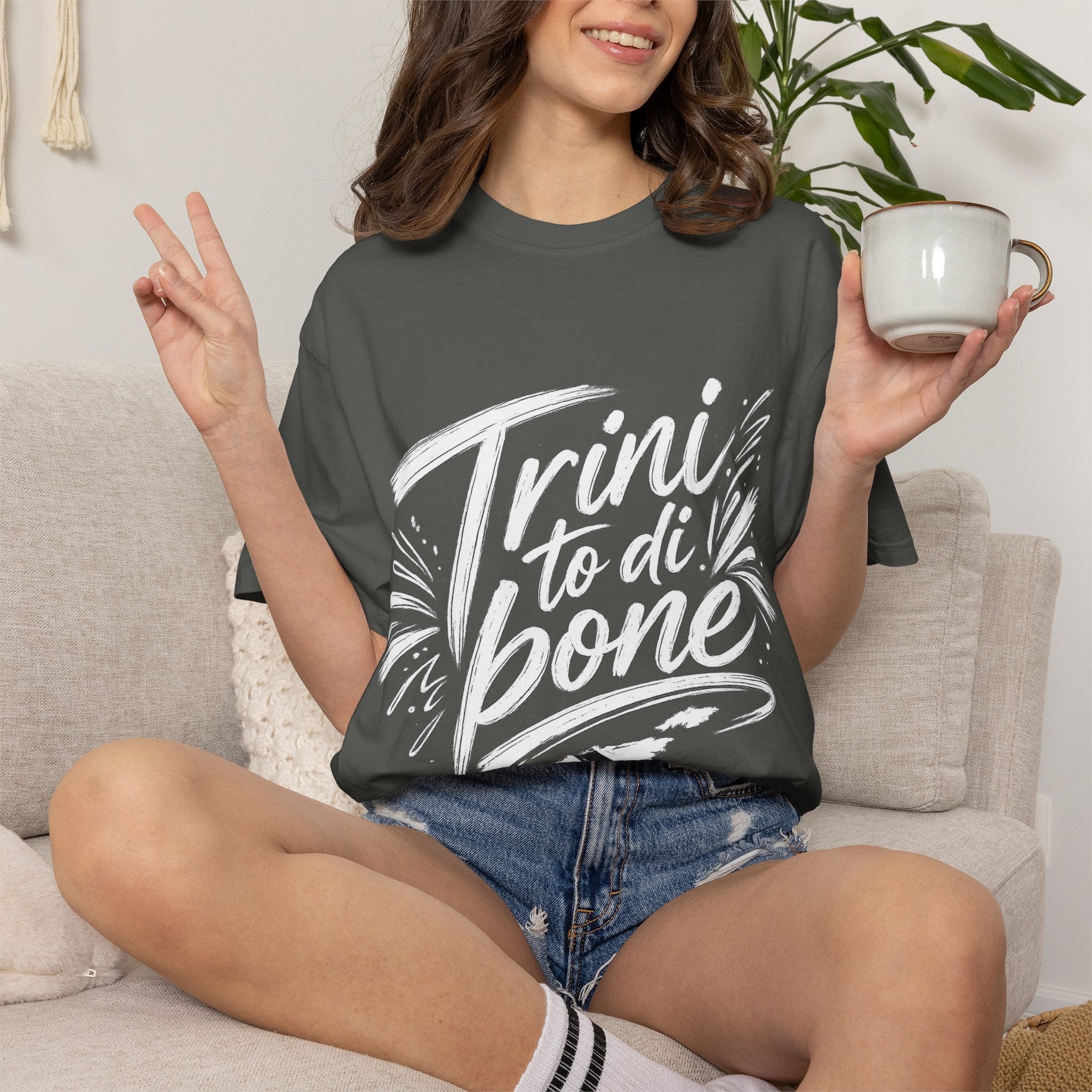 Trini to di bone T-Shirt — Trinidad Pride Graphic Tee