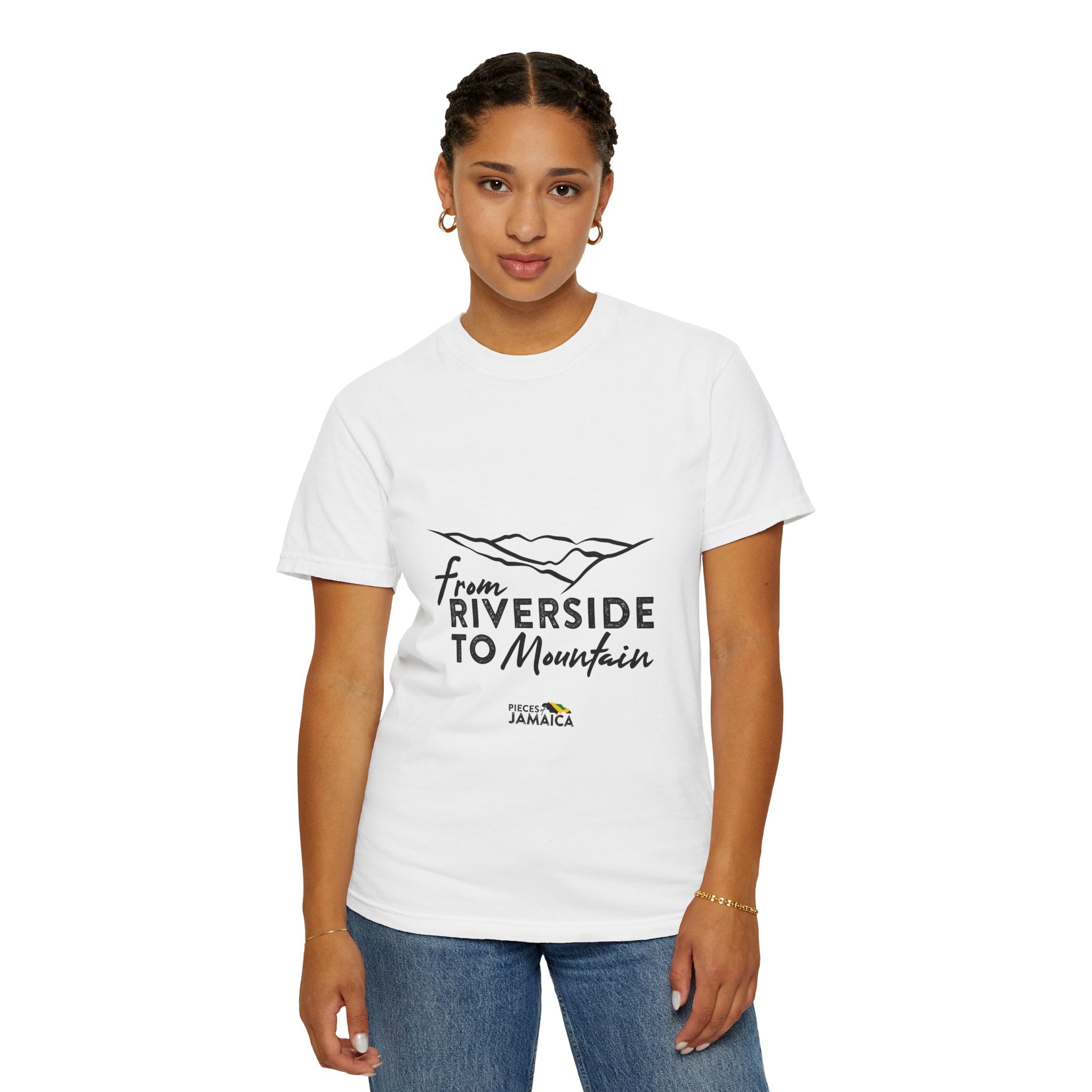 From Riverside to Mountain T-Shirt — Jamaica Travel Adventure Tee