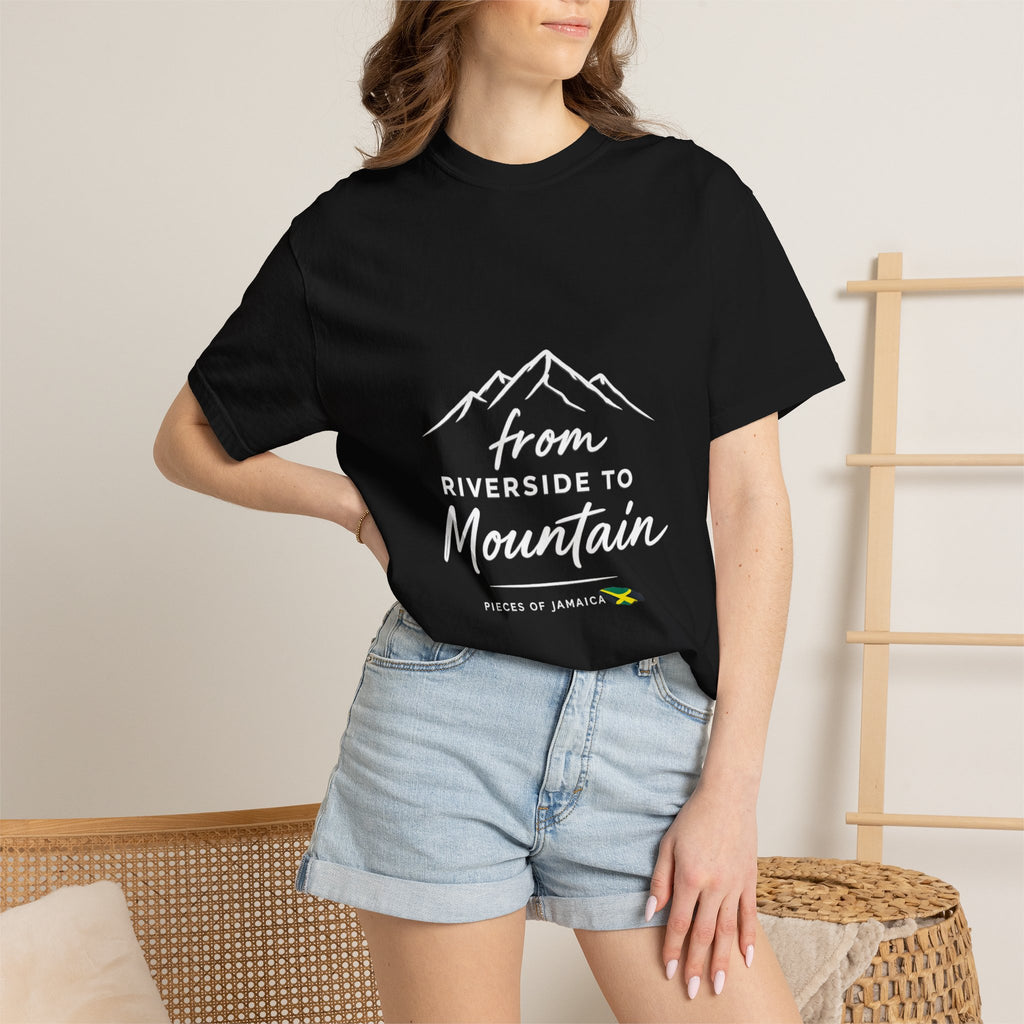 Unisex Garment-Dyed T-shirt - From Riverside to Mountain