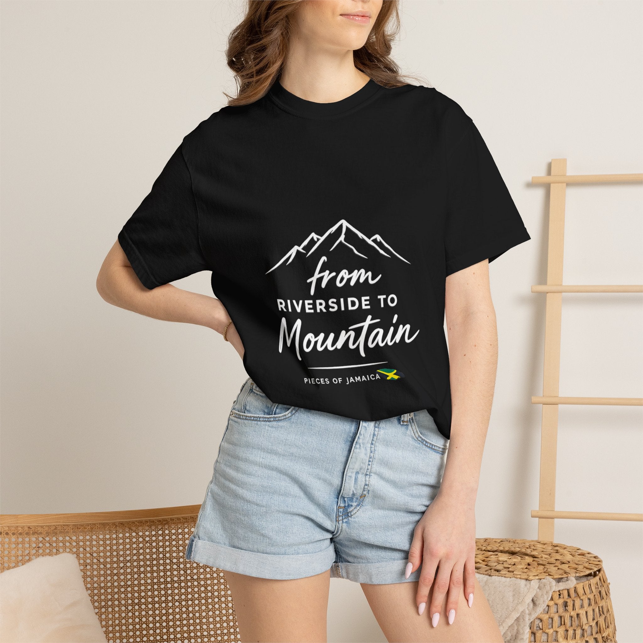 Unisex Garment-Dyed T-shirt - From Riverside to Mountain