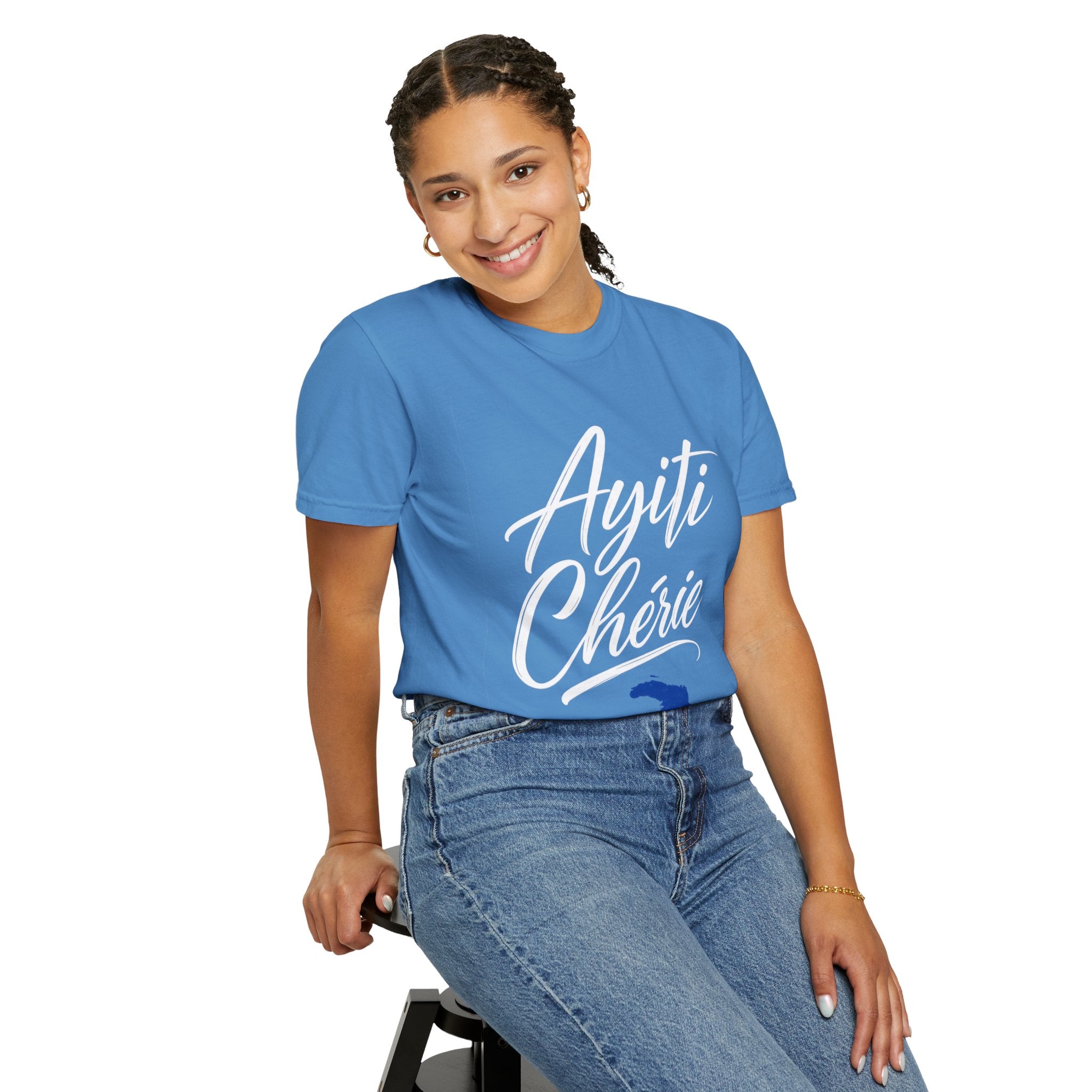 Haiti Ayiti Cherie Flag T-Shirt — Creole Pride Tee