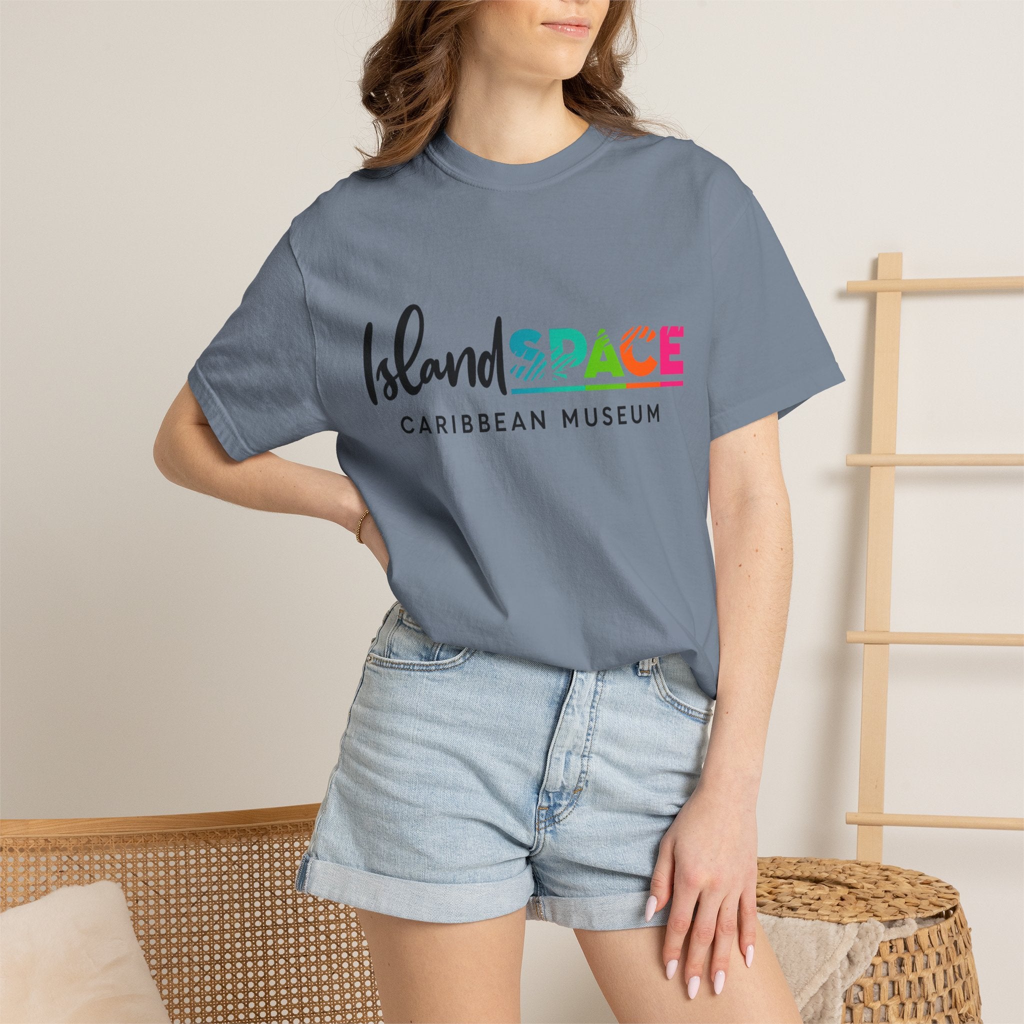 Island Space Caribbean Museum T-Shirt — Colorful Logo Tee