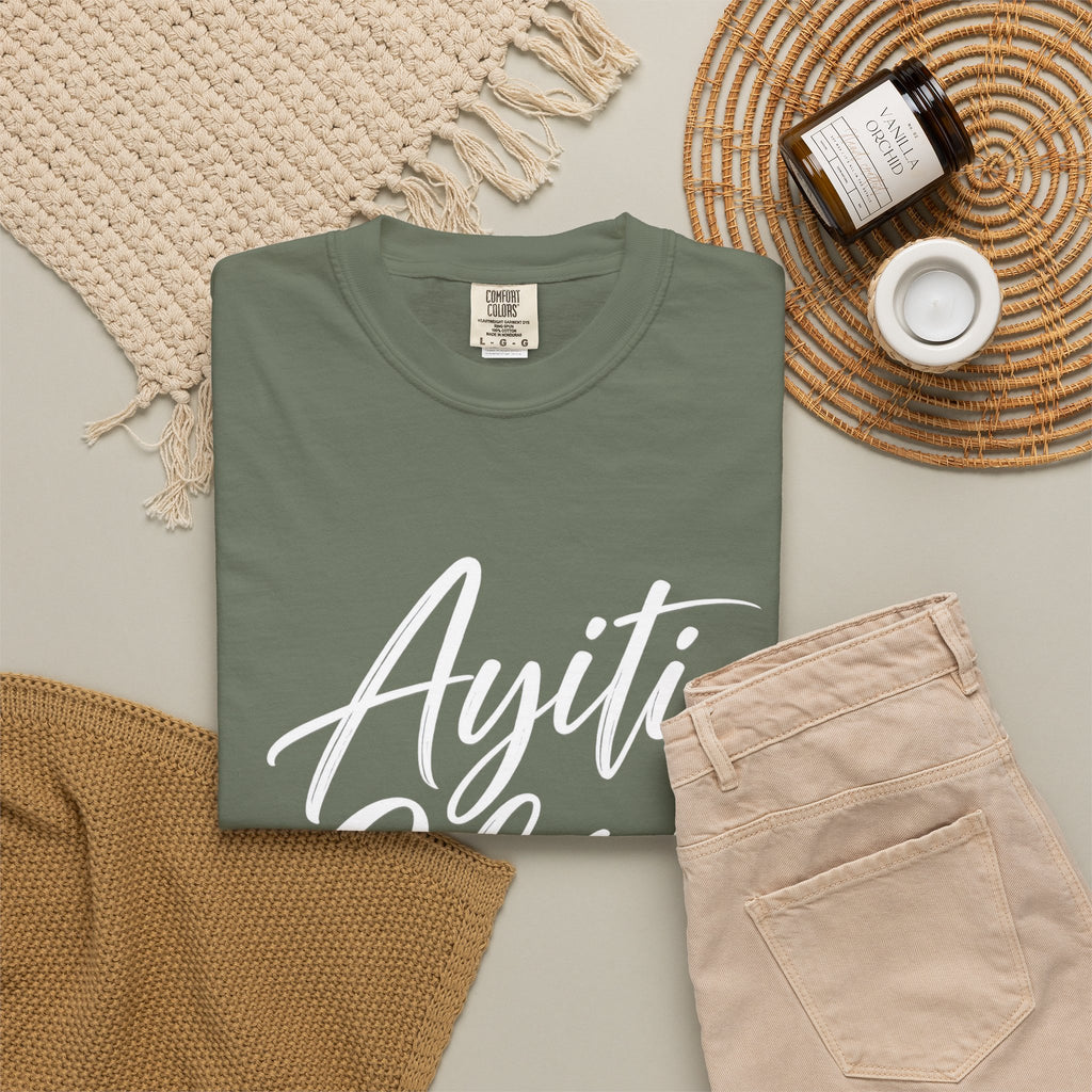 Haiti Ayiti Cherie Flag T-Shirt — Creole Pride Tee