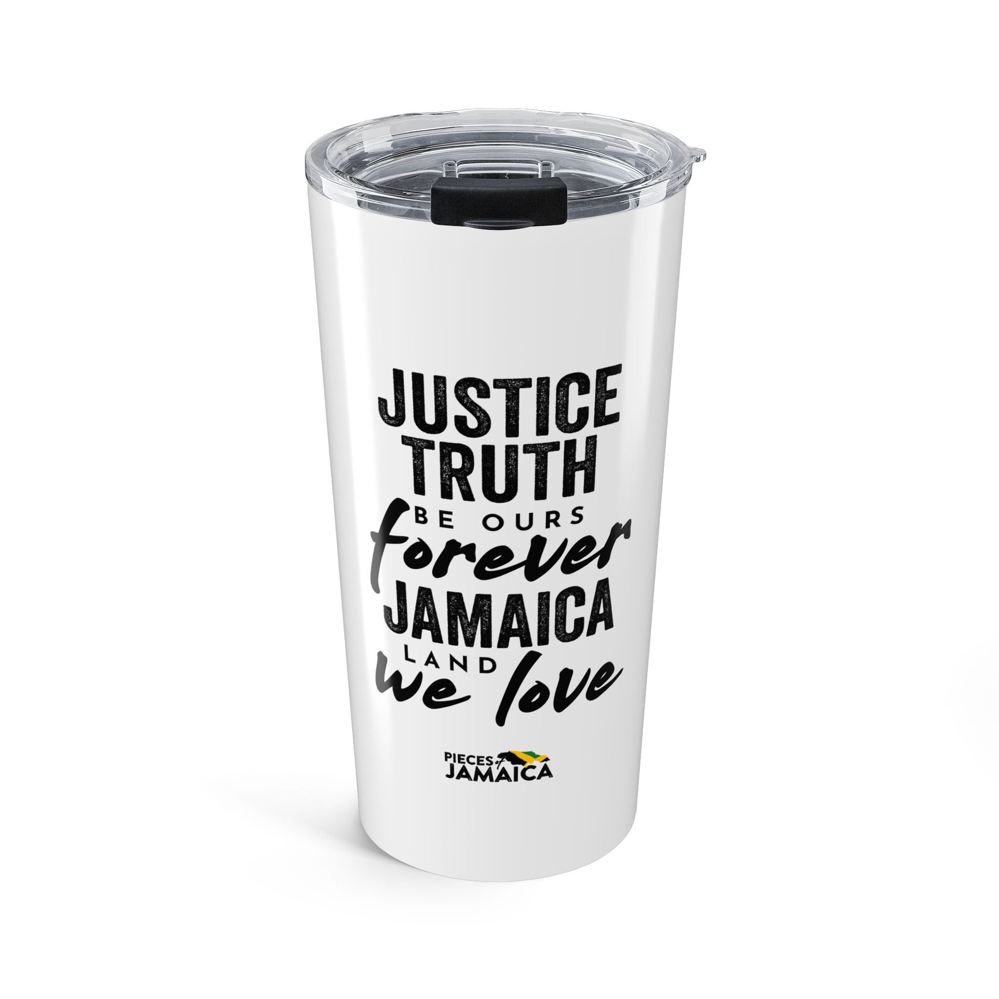 Justice, Truth Forever Jamaica 20oz Tumbler