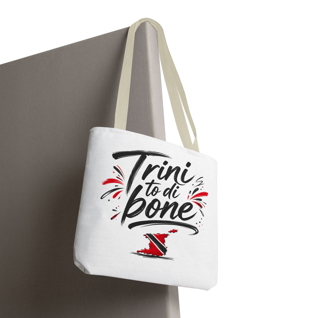 Trini To Di Bone Tote Bag — Trinidad Pride Canvas Shopper