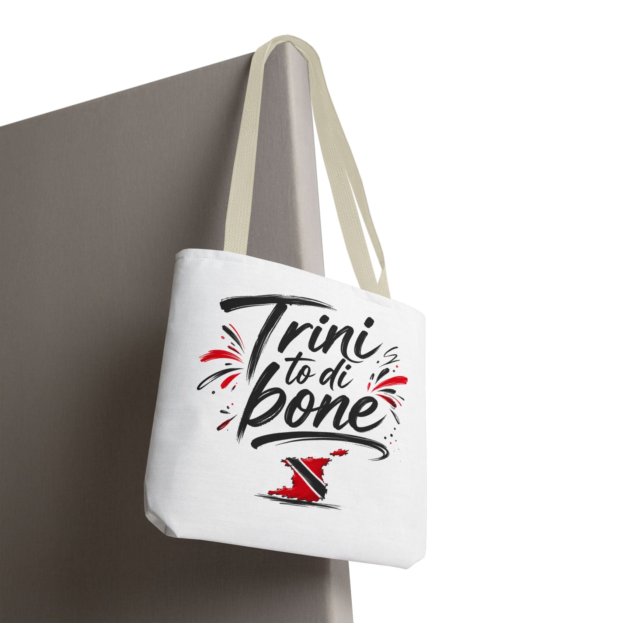 Trini To Di Bone Tote Bag — Trinidad Pride Canvas Shopper
