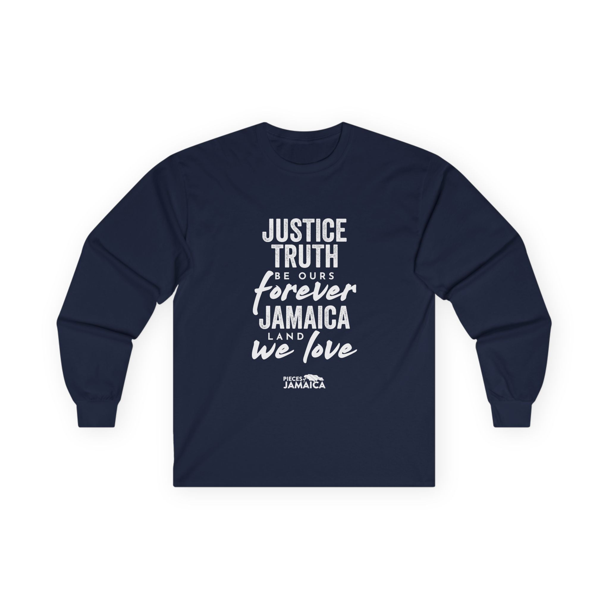 Justice Truth Forever Jamaica Long Sleeve Tee