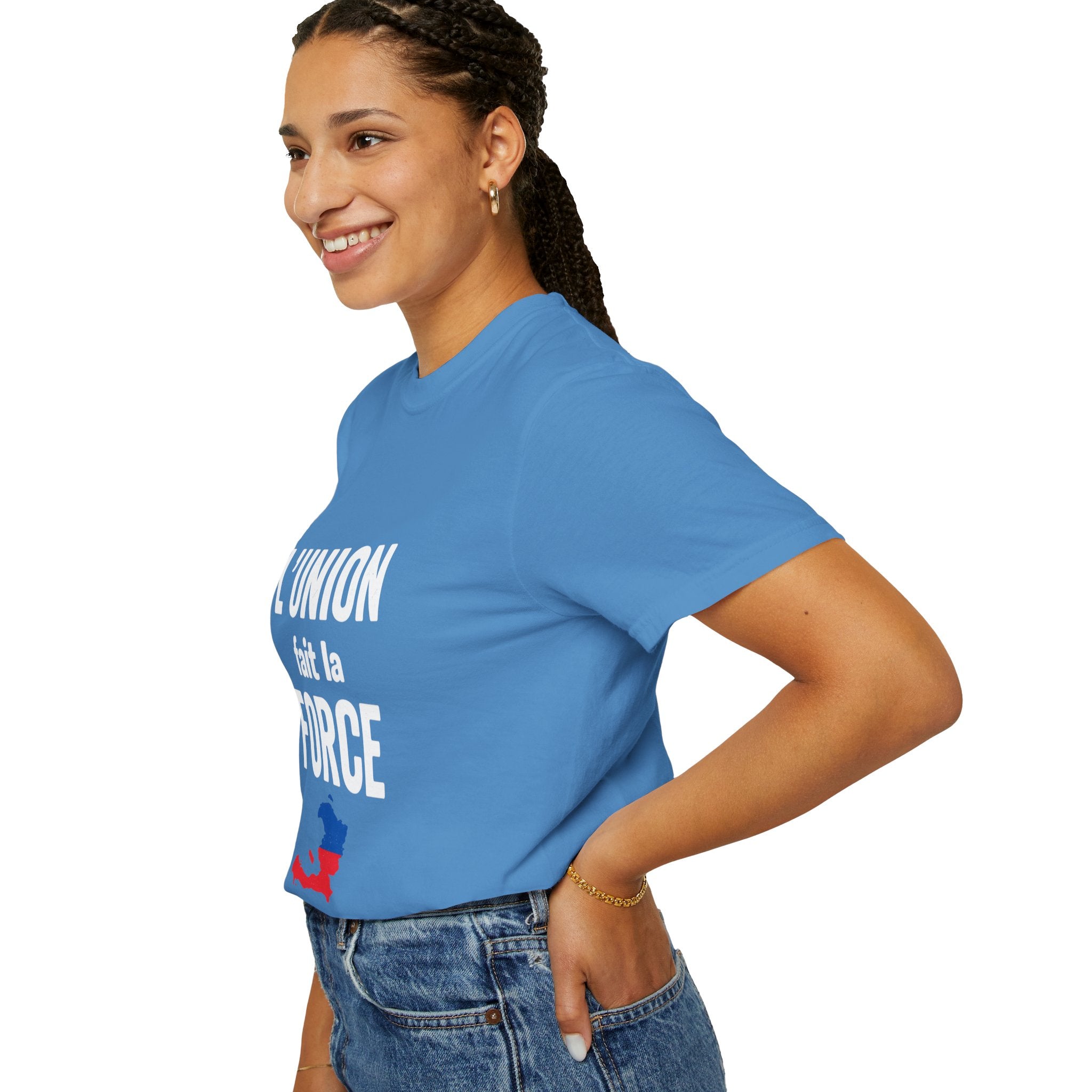 L'Union fait la force T-Shirt — Haitian Unity Graphic Tee