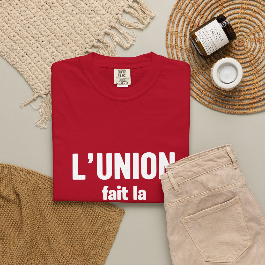 L'Union fait la force T-Shirt — Haitian Unity Graphic Tee